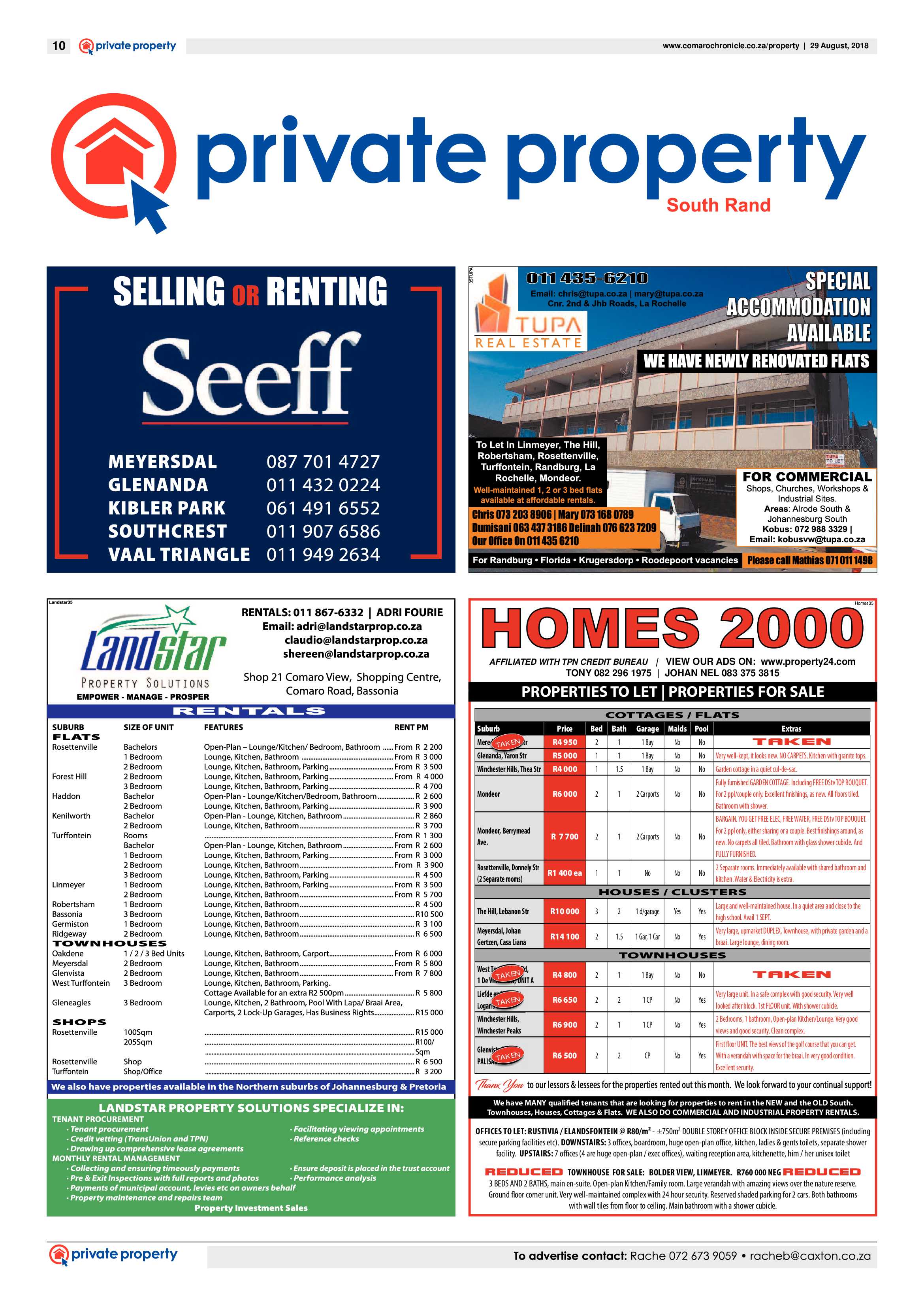 Comaro Chronicle 29 August 2018 page 10