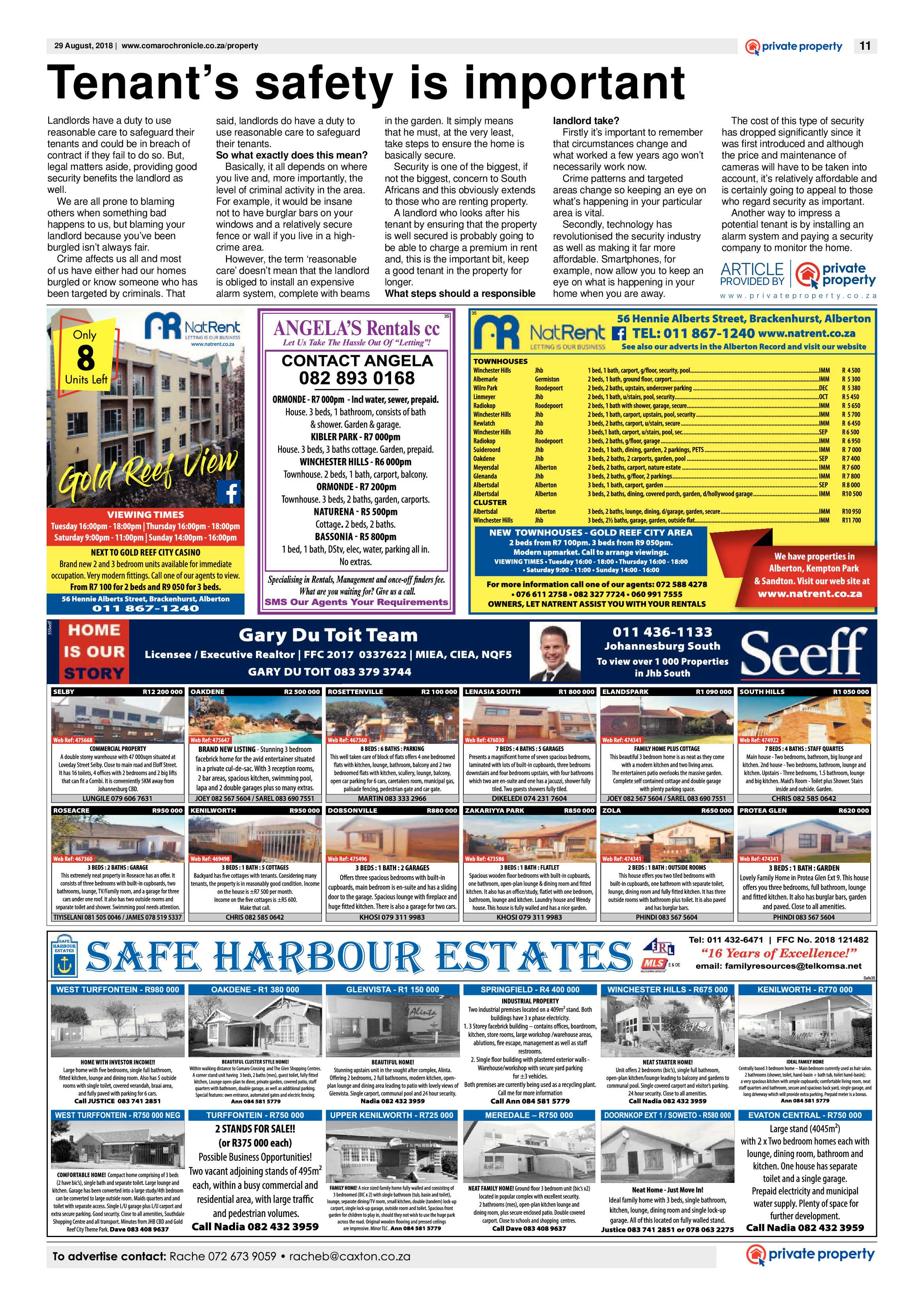 Comaro Chronicle 29 August 2018 page 11