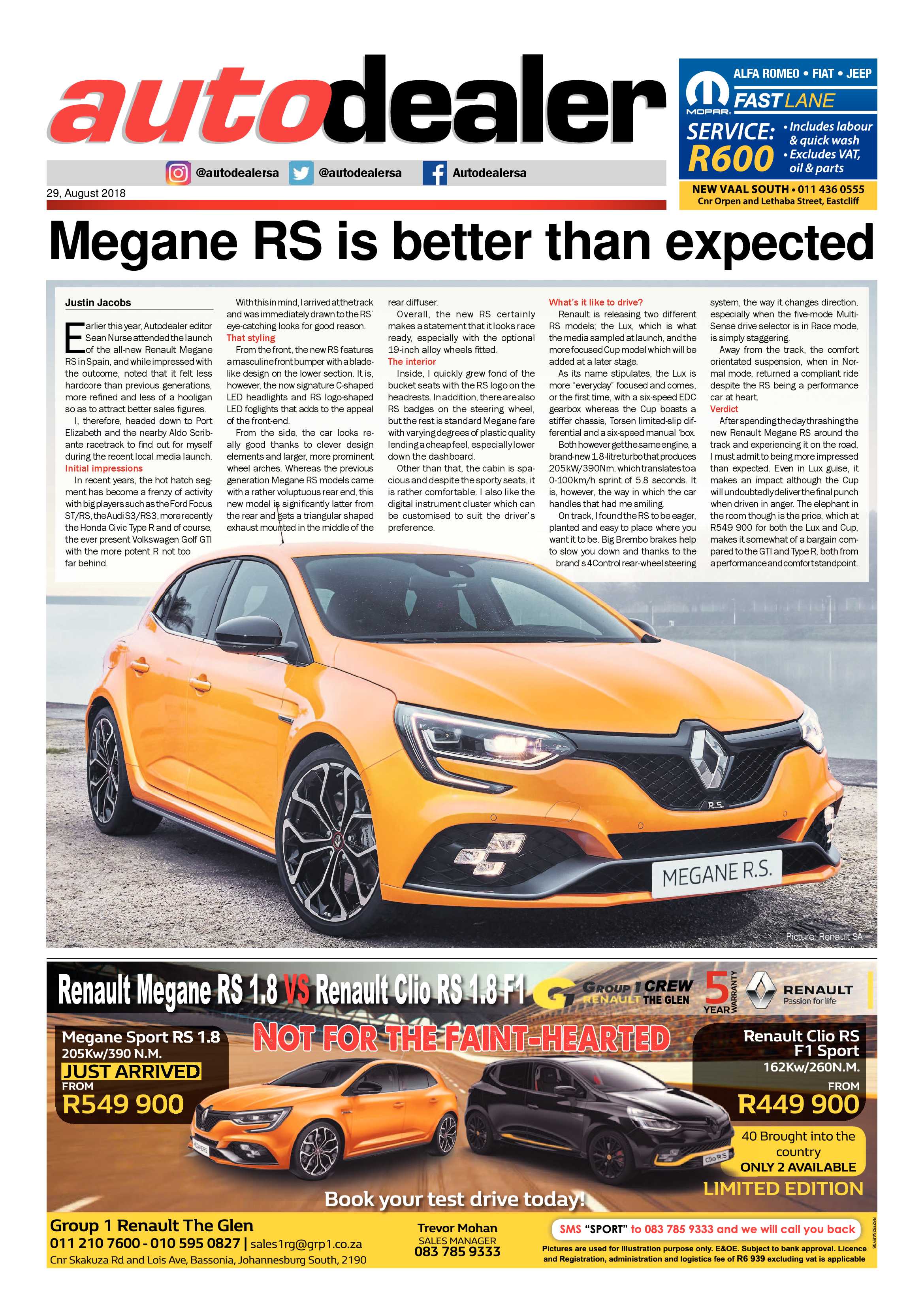 Comaro Chronicle 29 August 2018 page 15