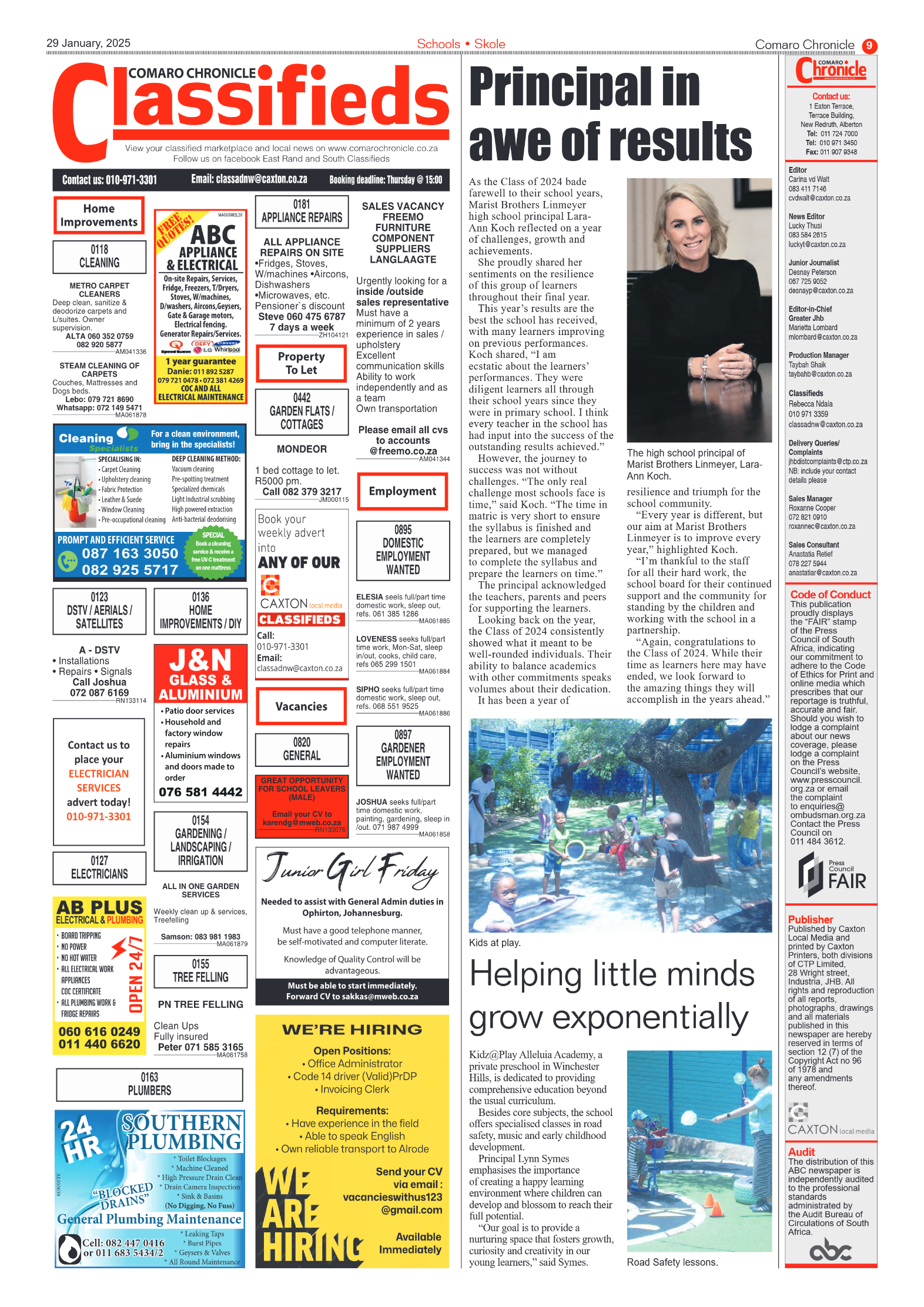 Comaro Chronicle 29 January 2025 page 11