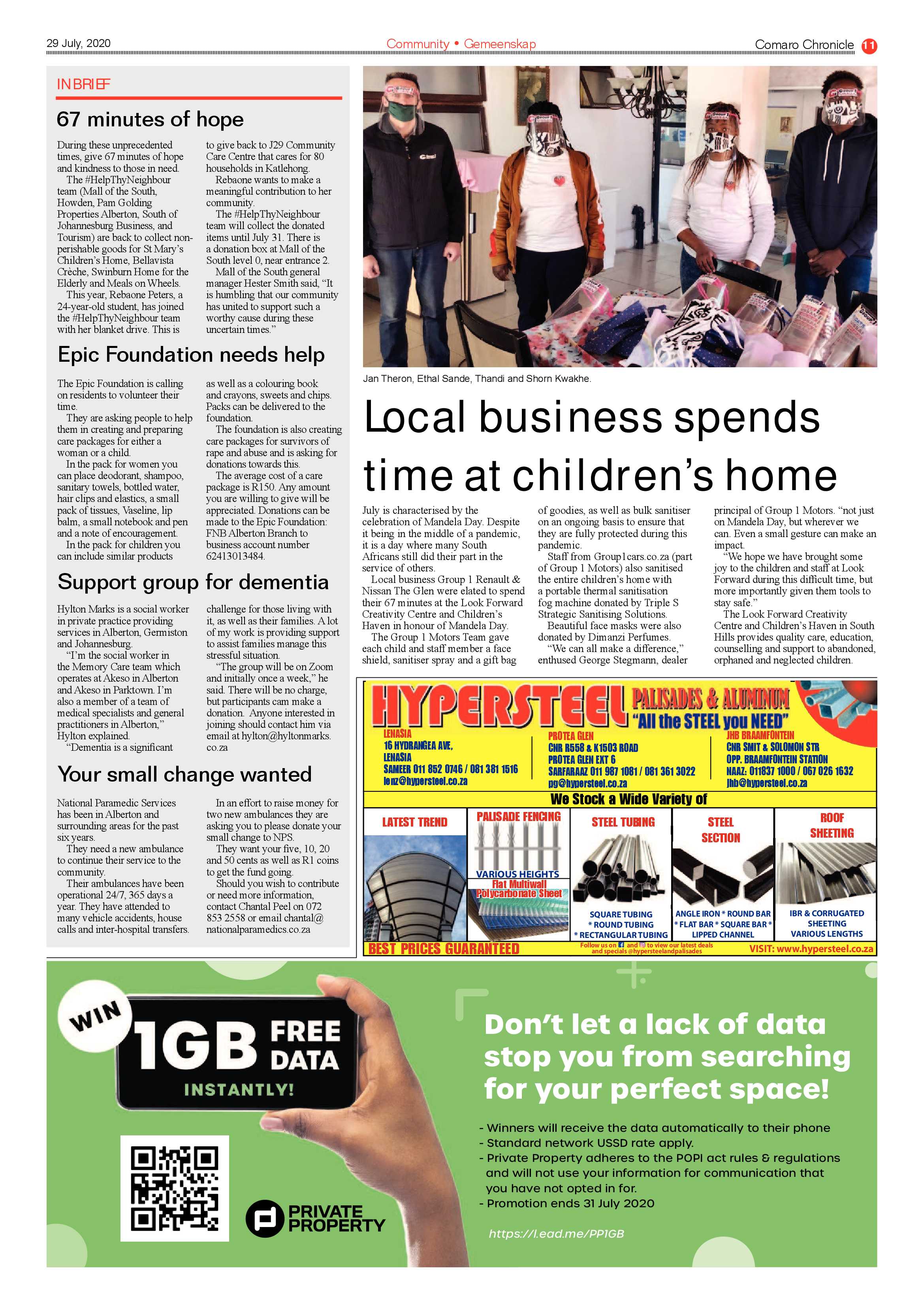 Comaro Chronicle 29 July 2020 page 11