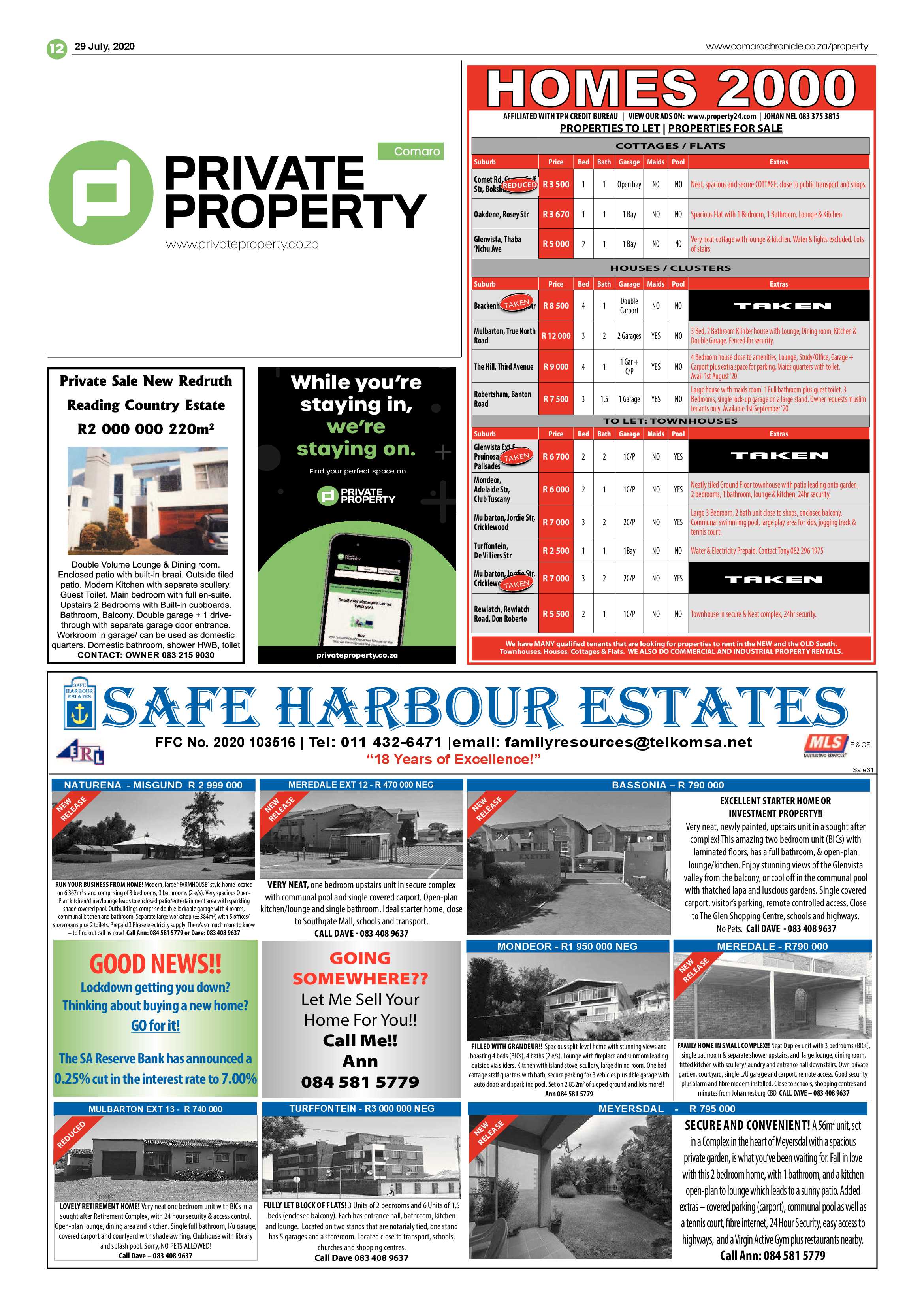 Comaro Chronicle 29 July 2020 page 12