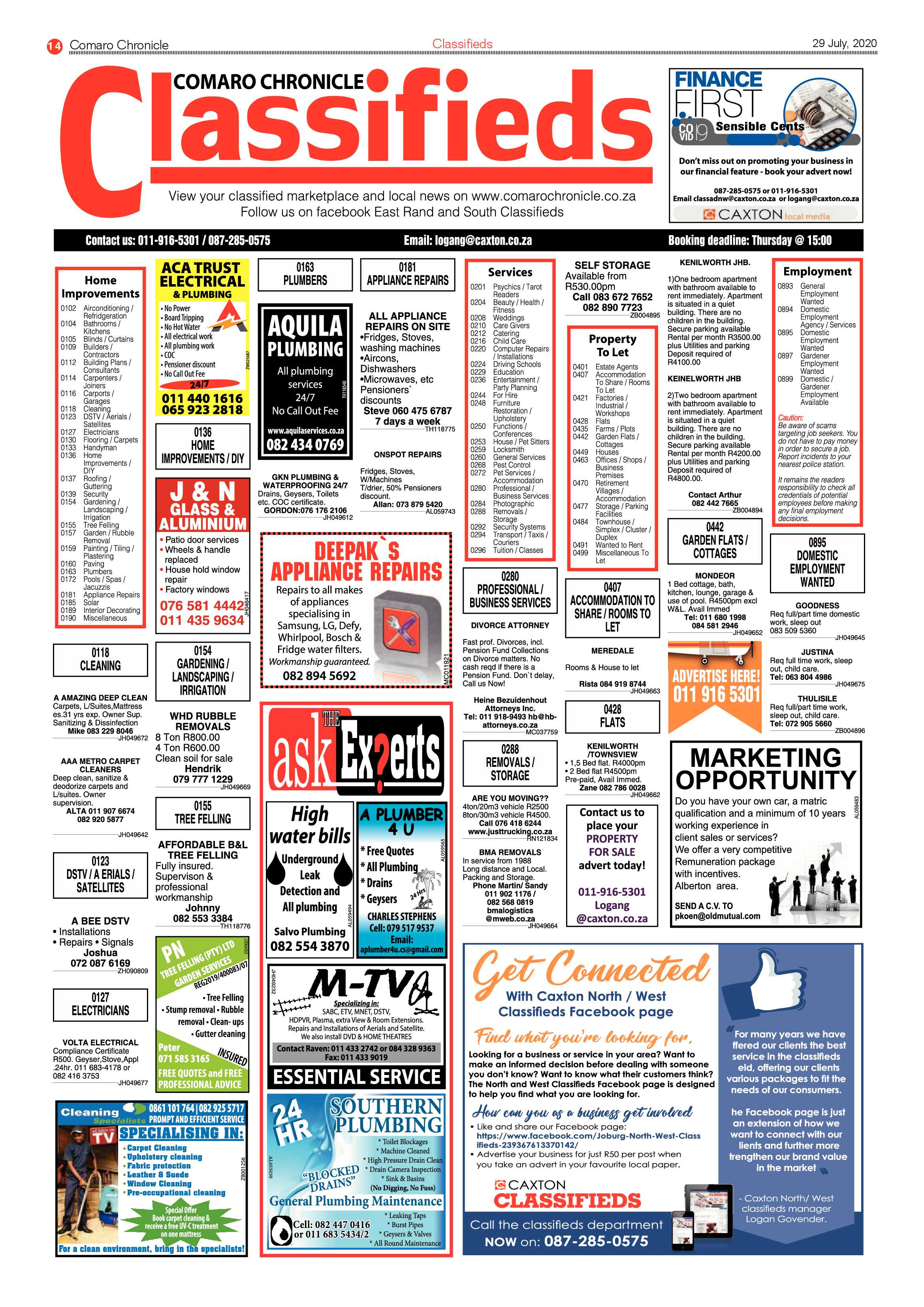 Comaro Chronicle 29 July 2020 page 14