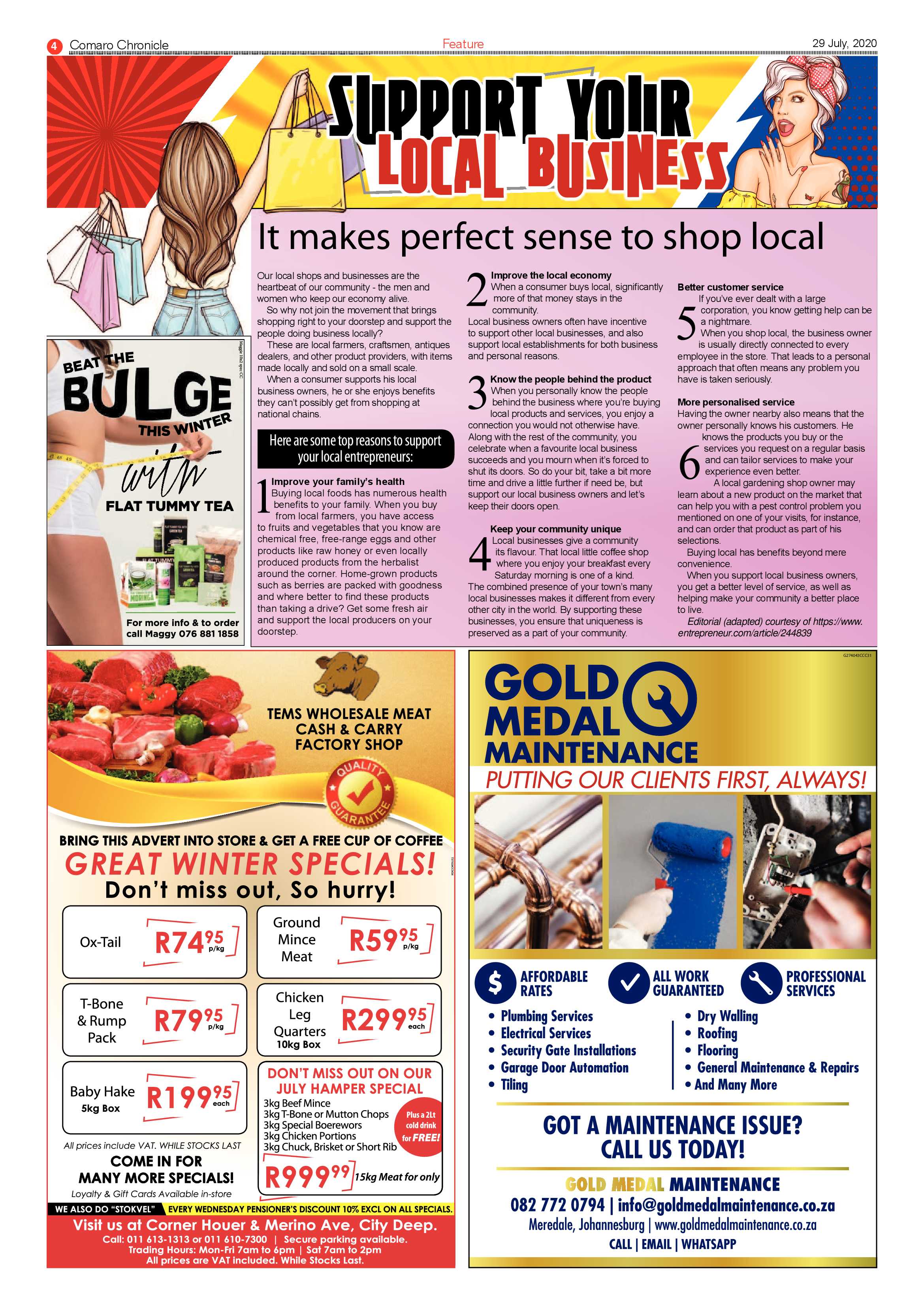 Comaro Chronicle 29 July 2020 page 4
