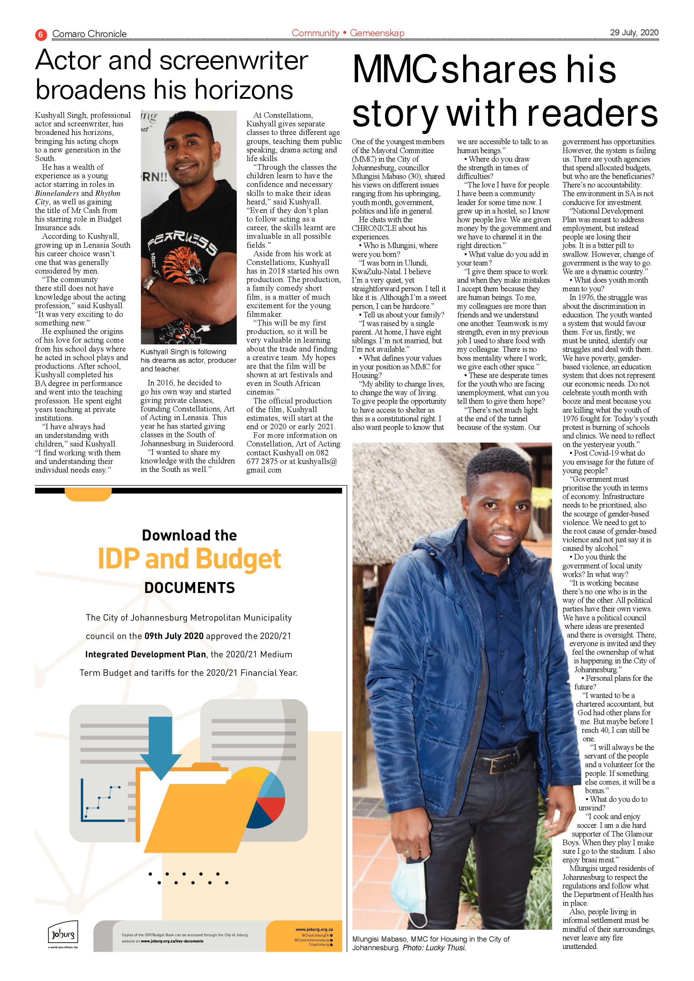 Comaro Chronicle 29 July 2020 page 6
