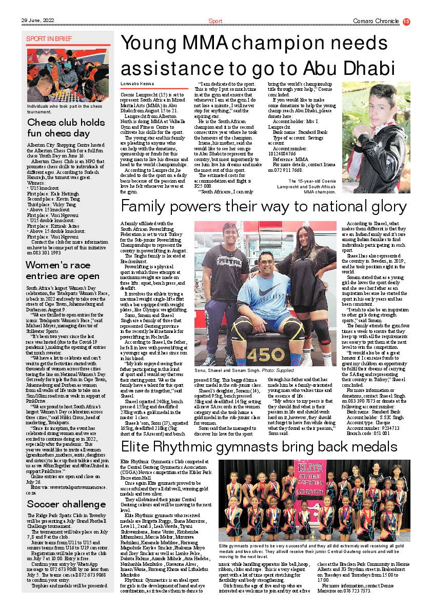 Comaro Chronicle 29 June 2022 page 17