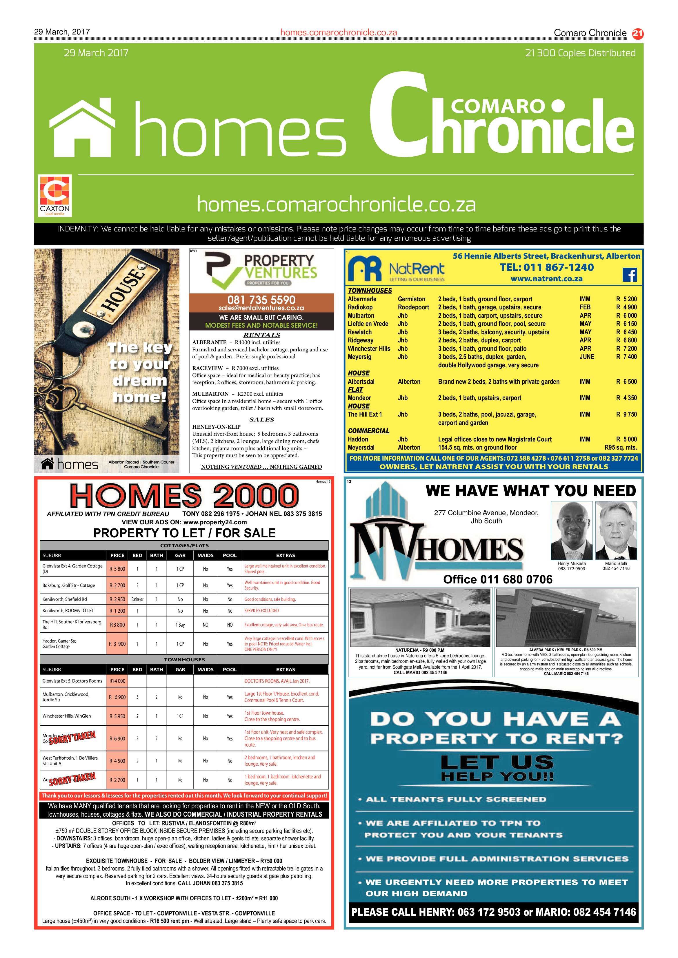 Comaro Chronicle 29 March 2017 page 21