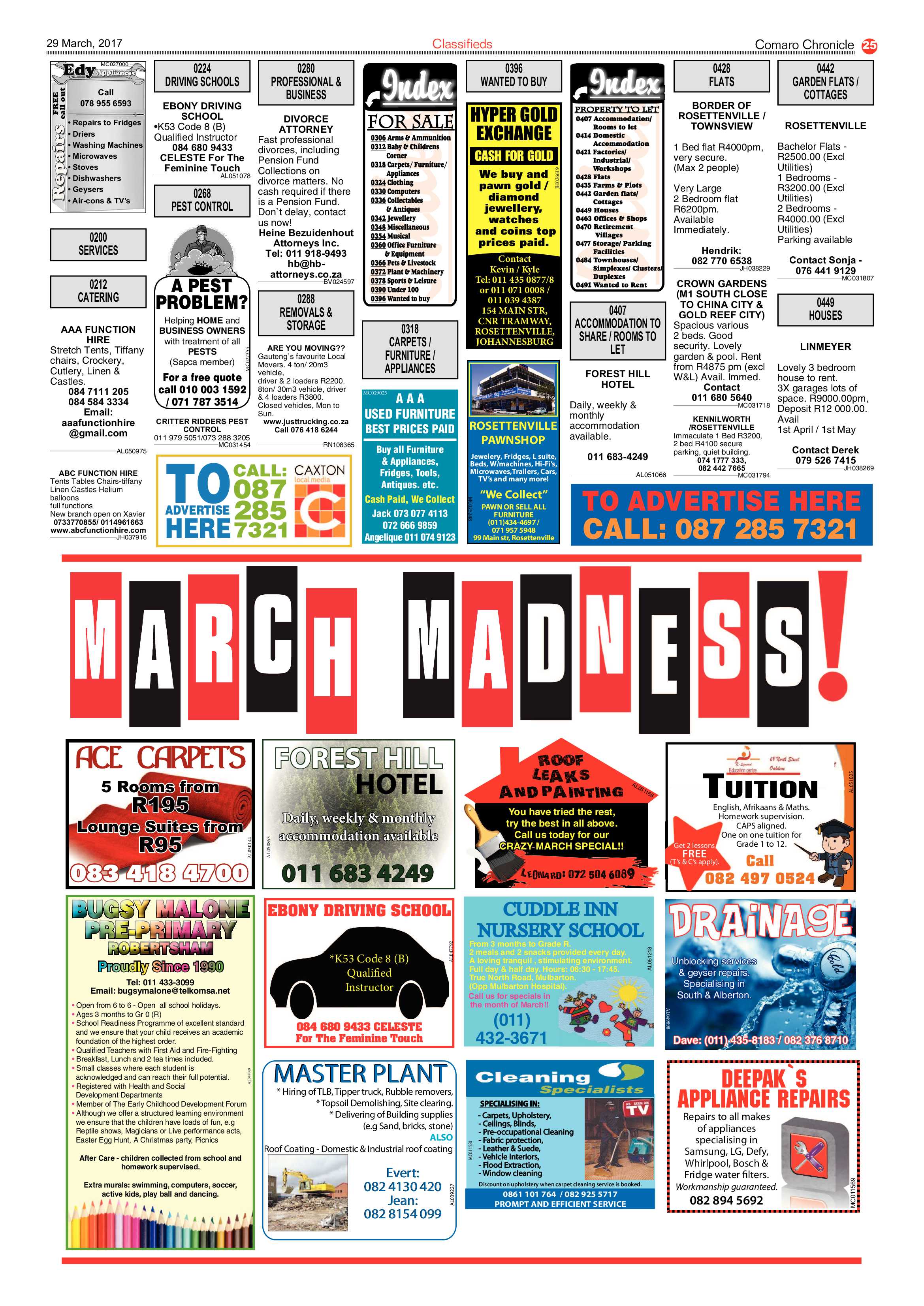 Comaro Chronicle 29 March 2017 page 25