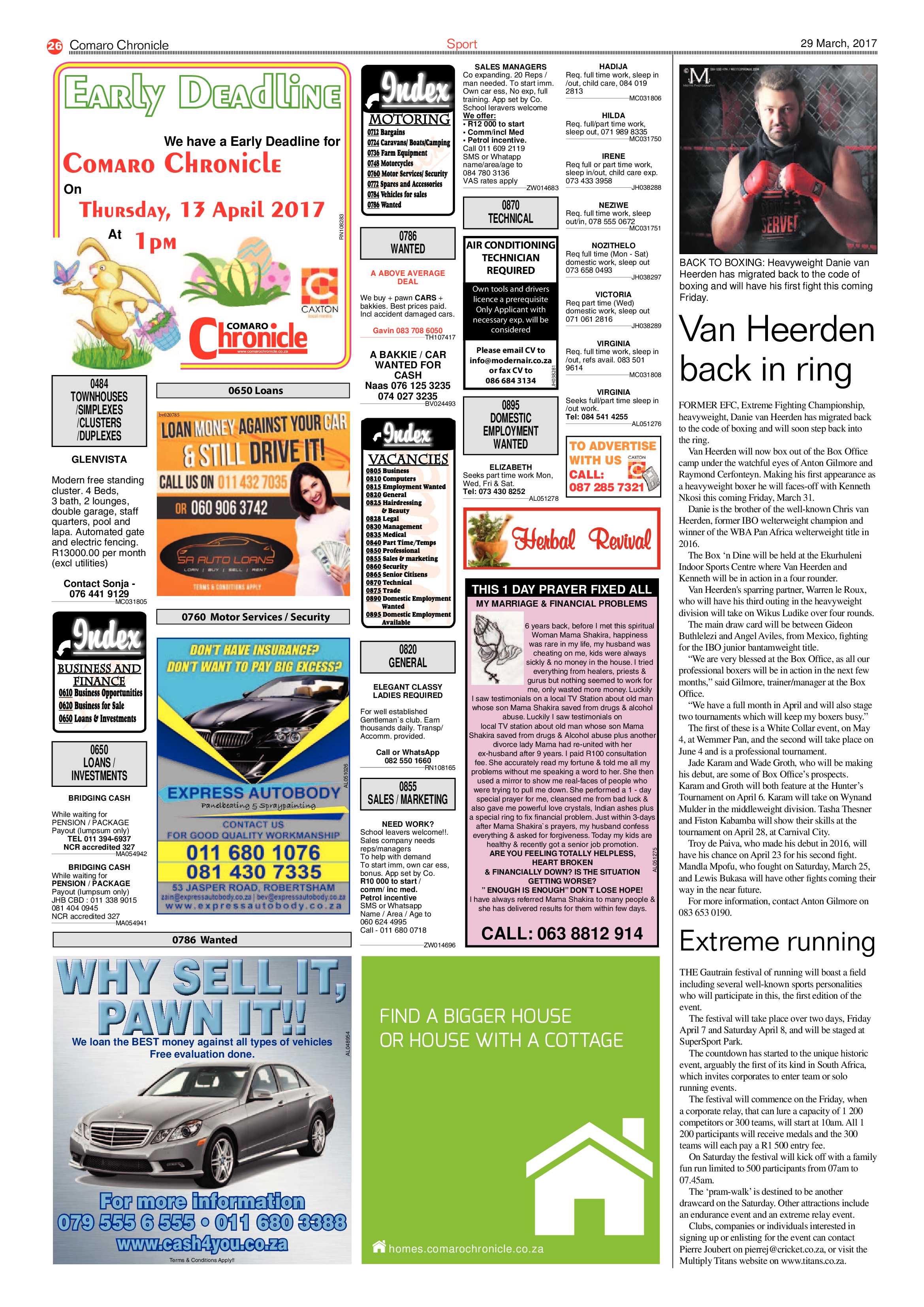 Comaro Chronicle 29 March 2017 page 26