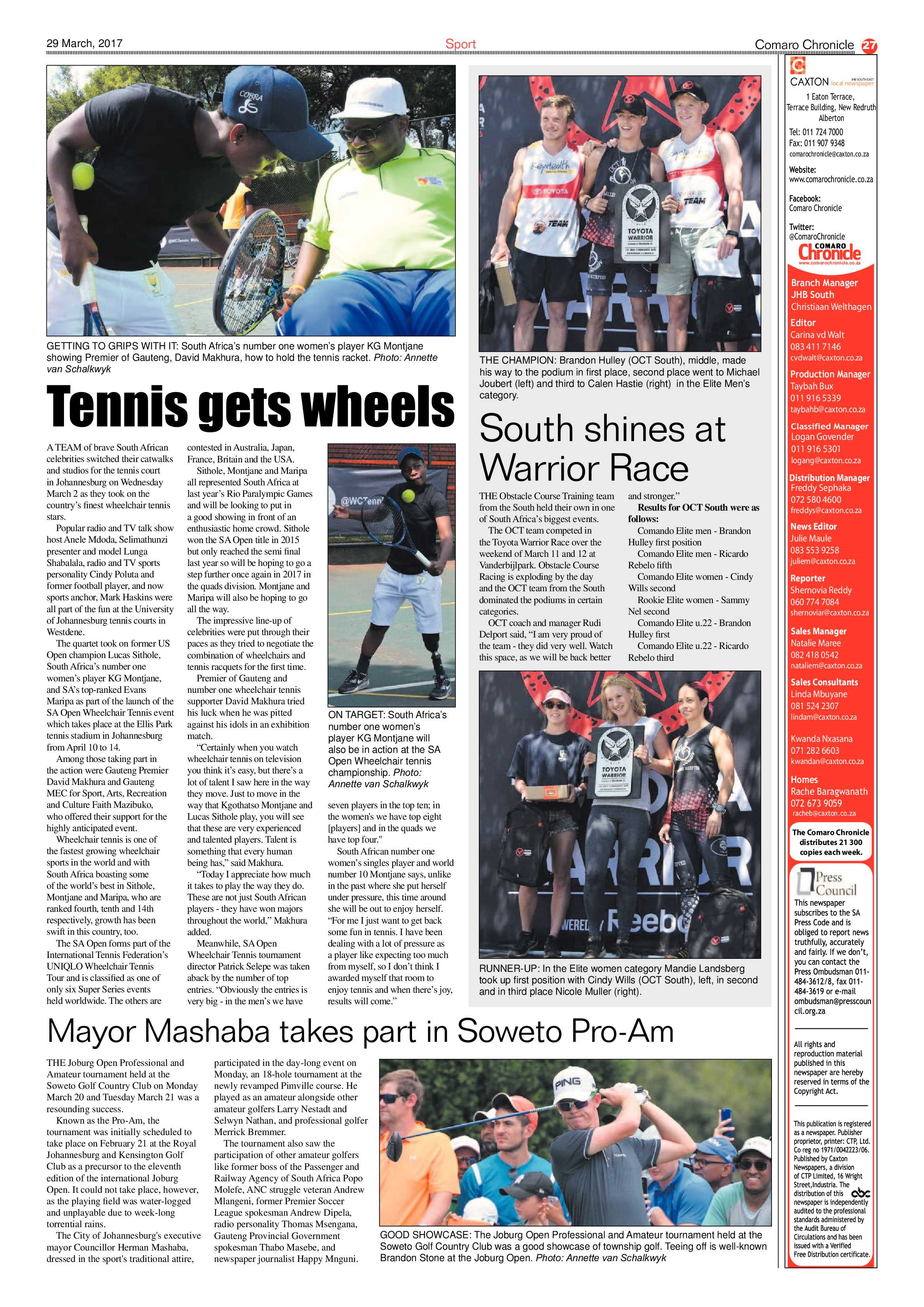 Comaro Chronicle 29 March 2017 page 27