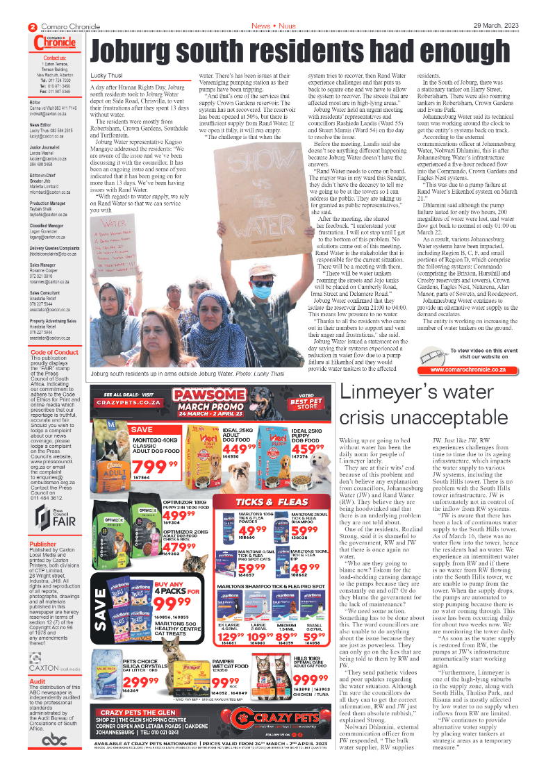 Comaro Chronicle 29 March 2023 page 2