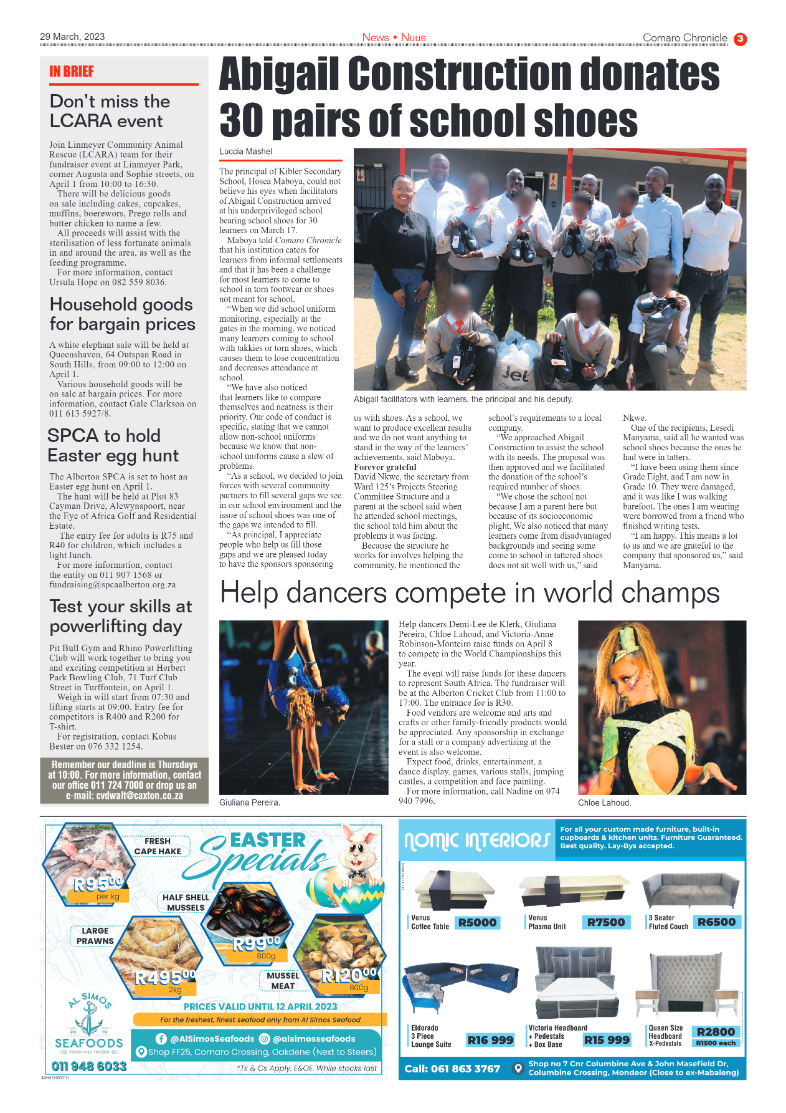 Comaro Chronicle 29 March 2023 page 3