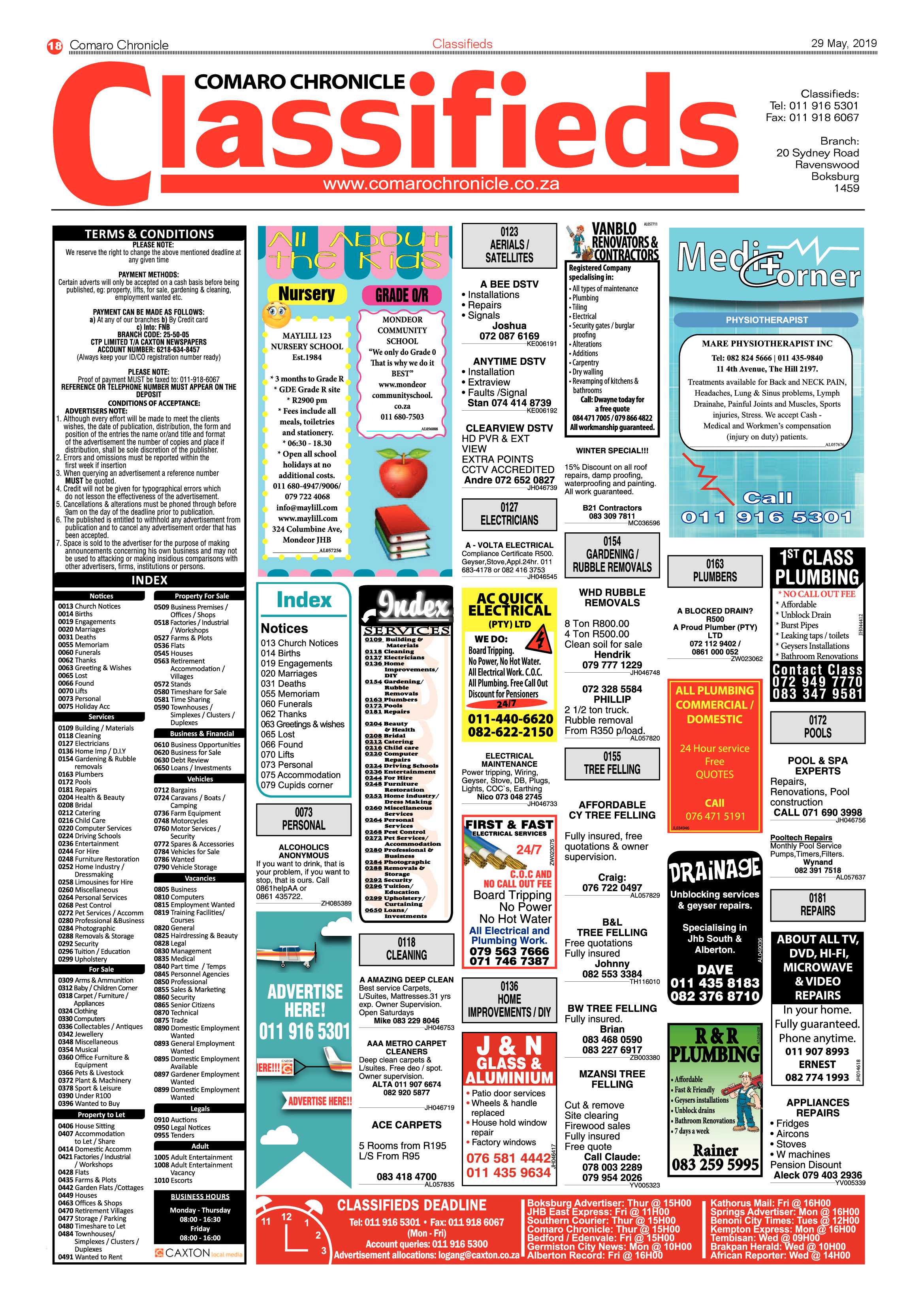 Comaro Chronicle 29 May 2019 page 18