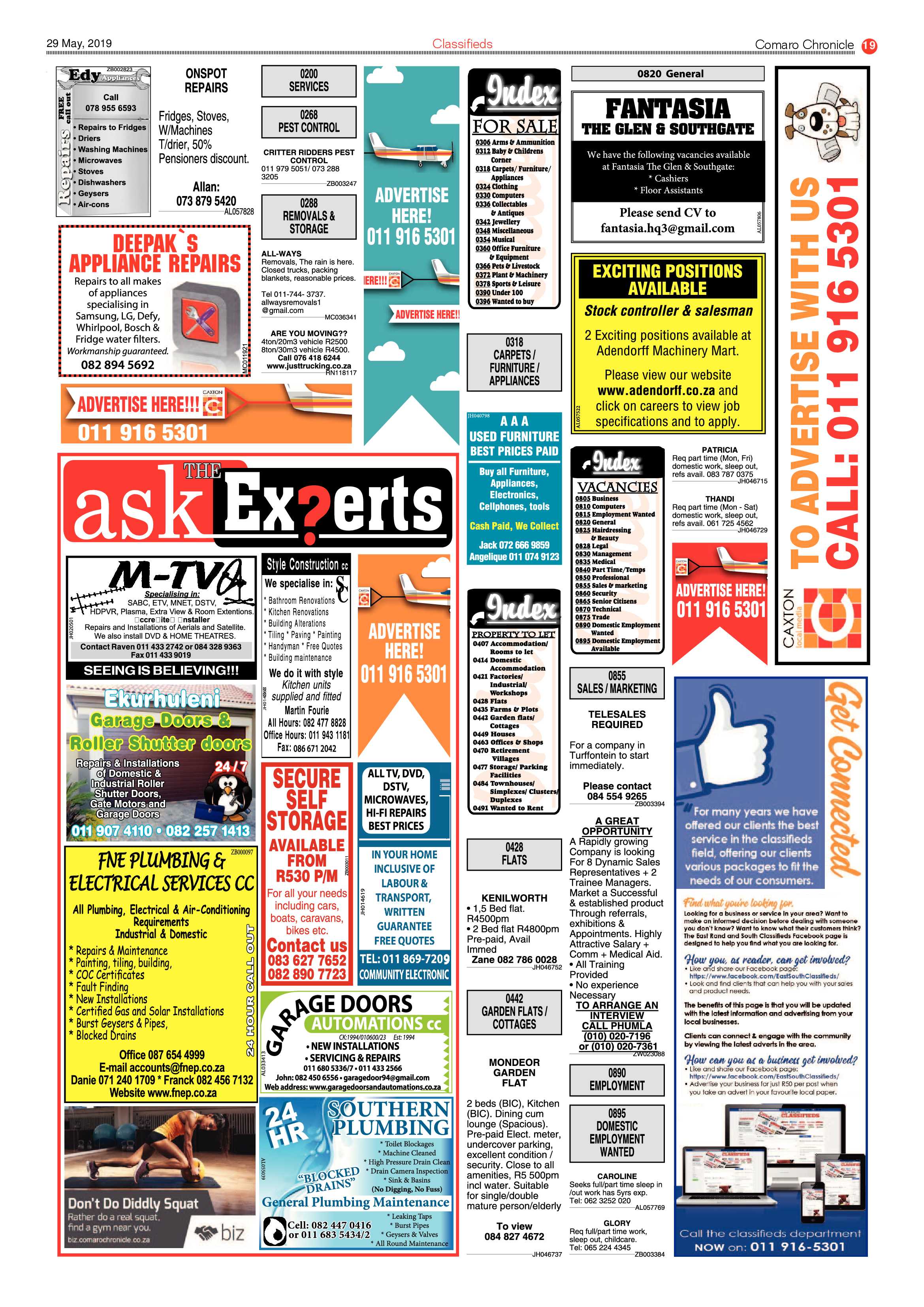 Comaro Chronicle 29 May 2019 page 19