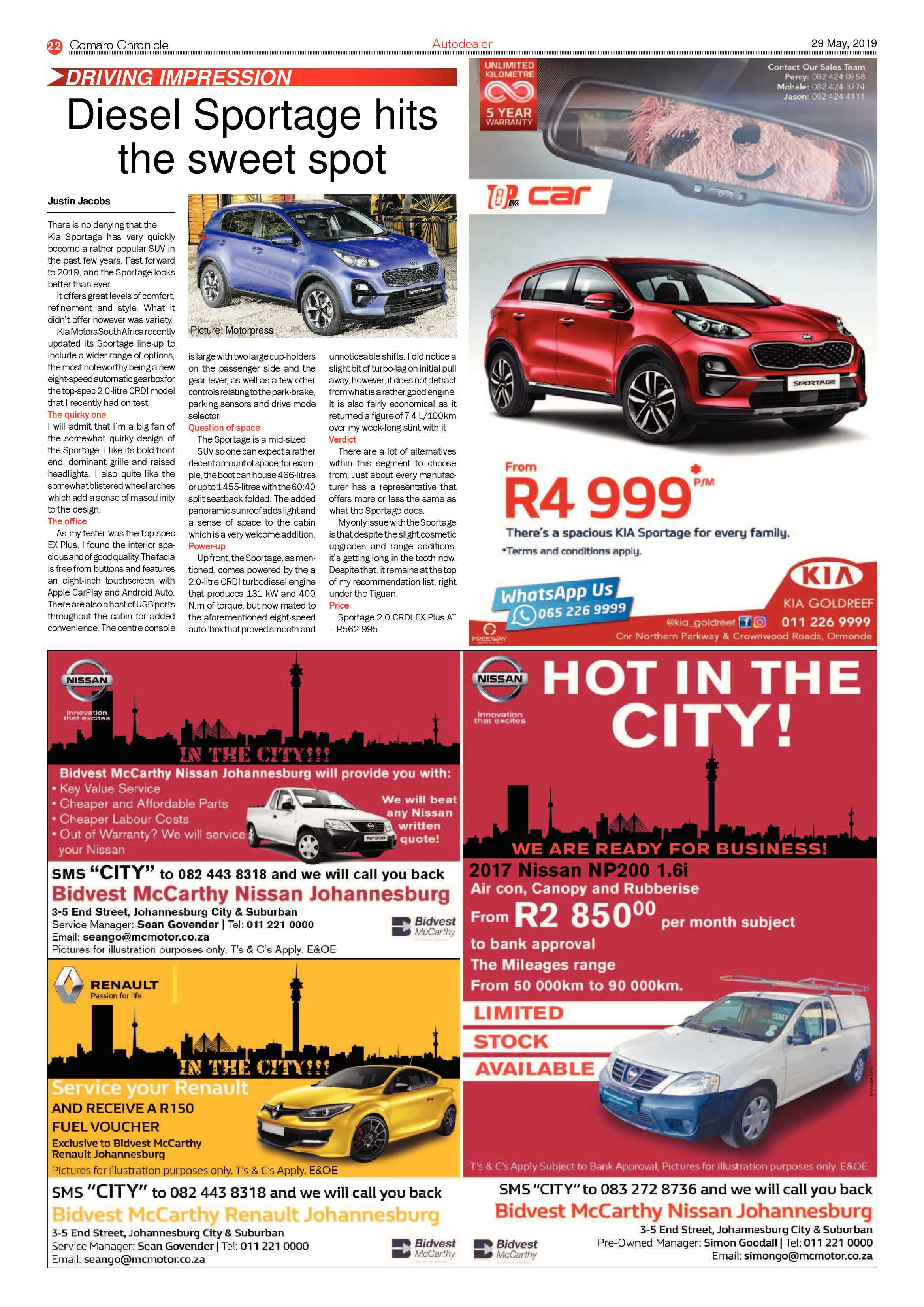 Comaro Chronicle 29 May 2019 page 22