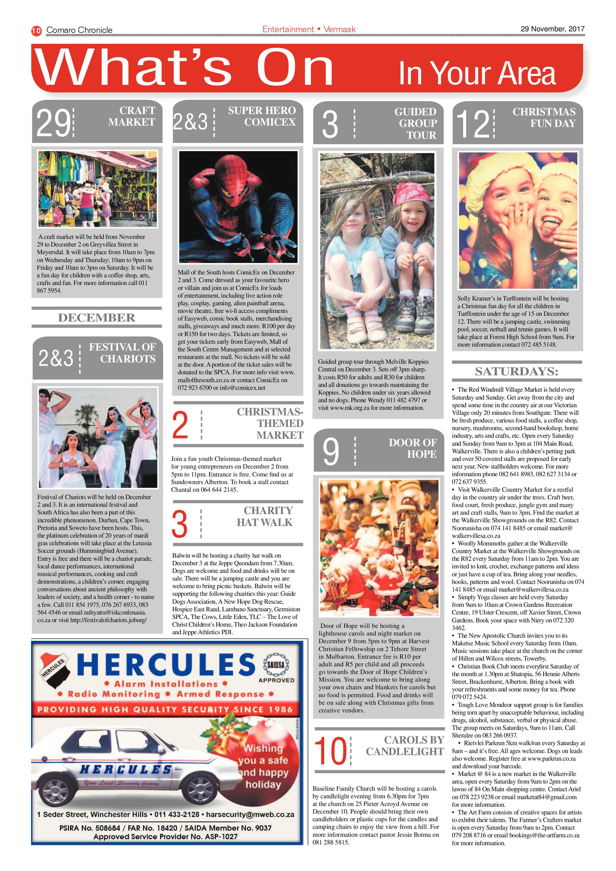 Comaro Chronicle 29 November 2017 page 10
