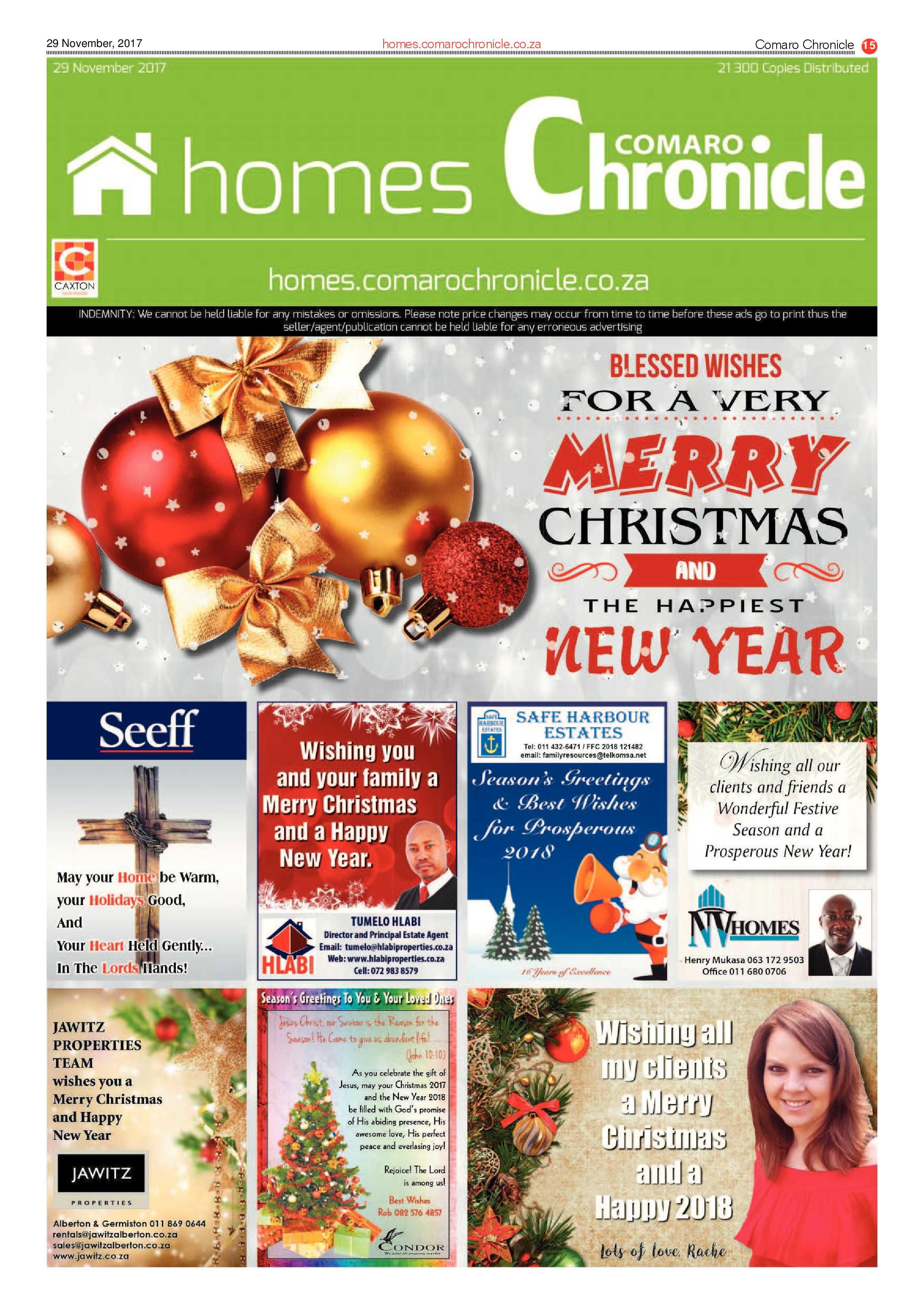 Comaro Chronicle 29 November 2017 page 15