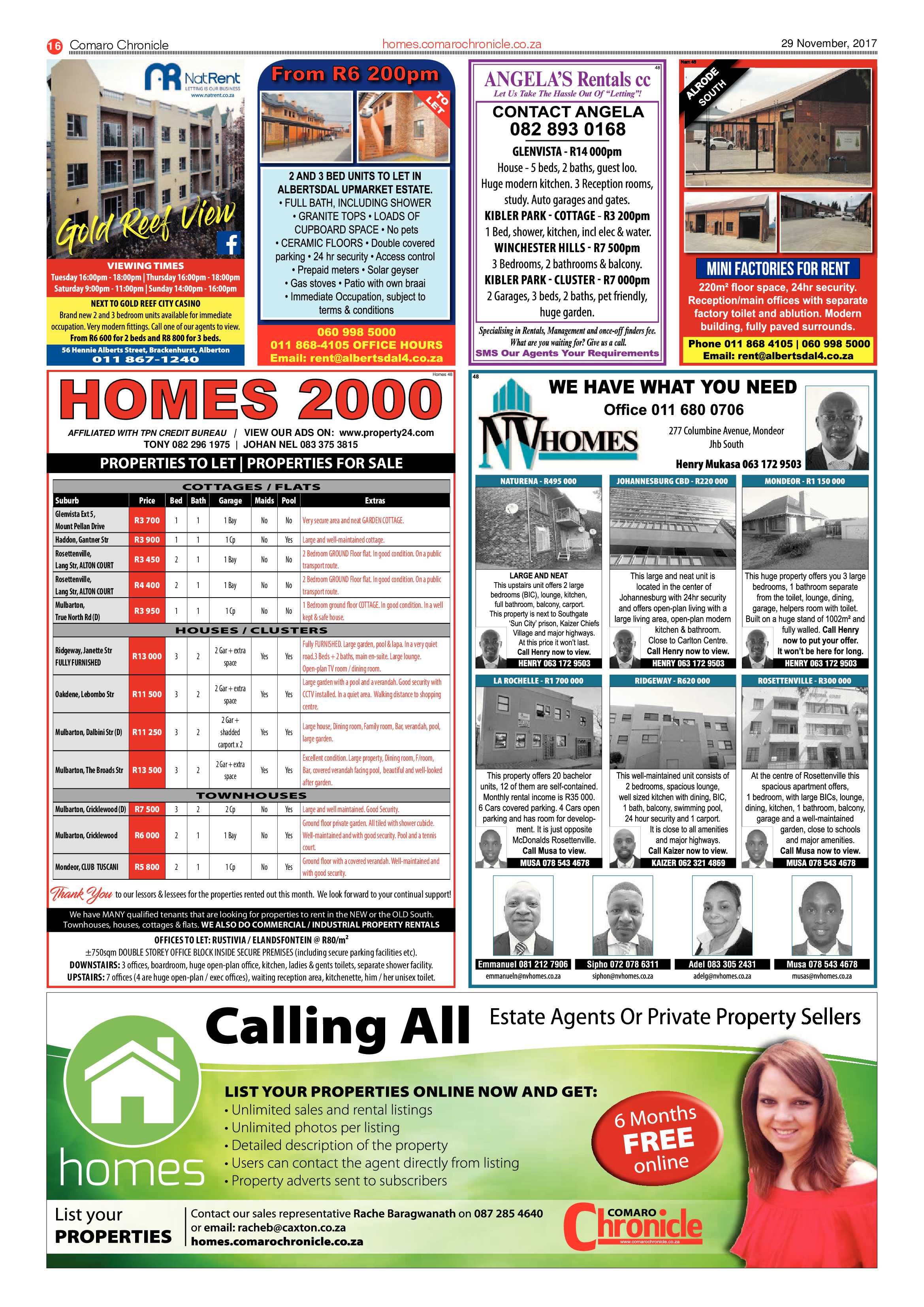 Comaro Chronicle 29 November 2017 page 16