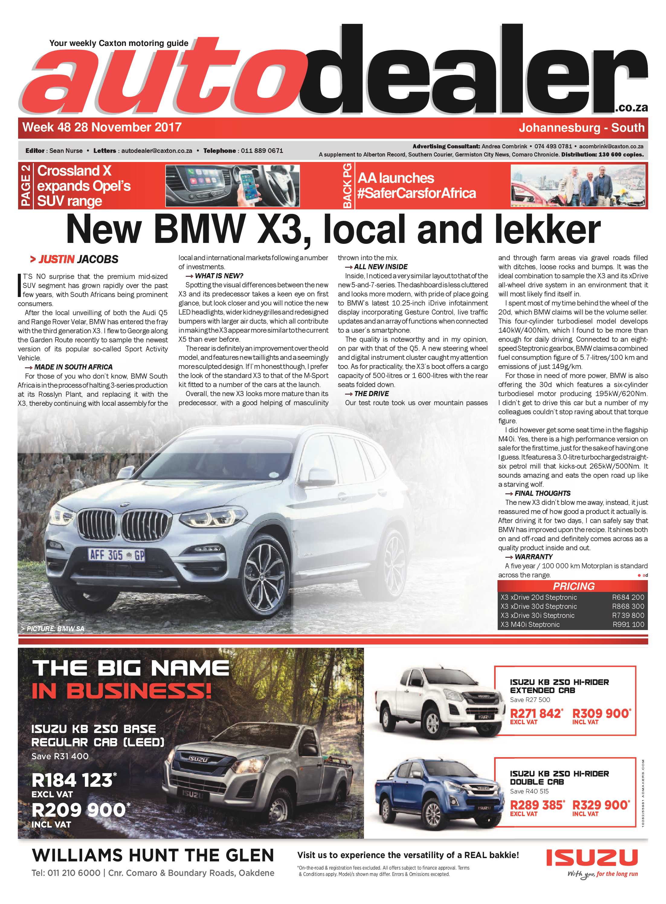 Comaro Chronicle 29 November 2017 page 25