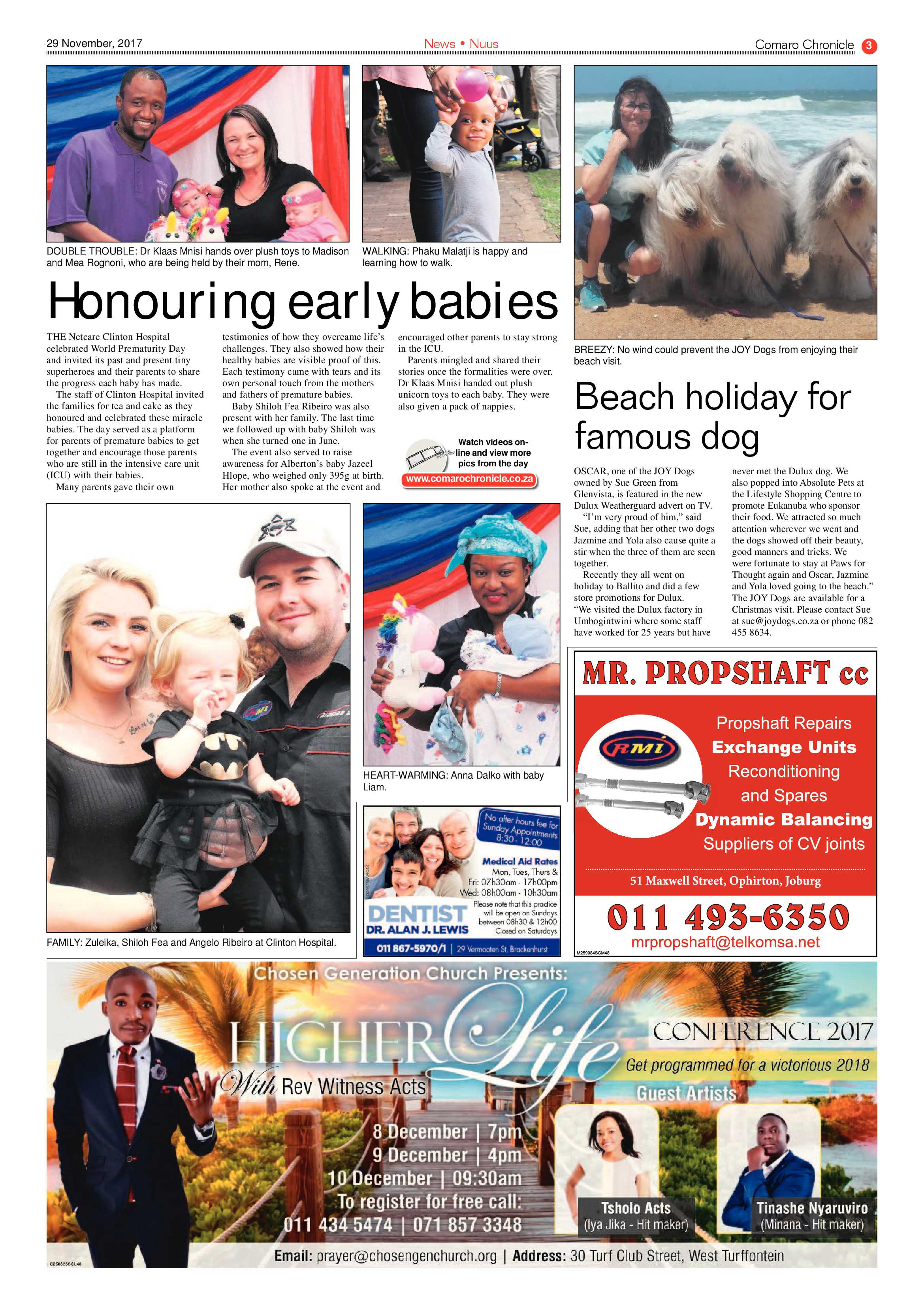Comaro Chronicle 29 November 2017 page 3