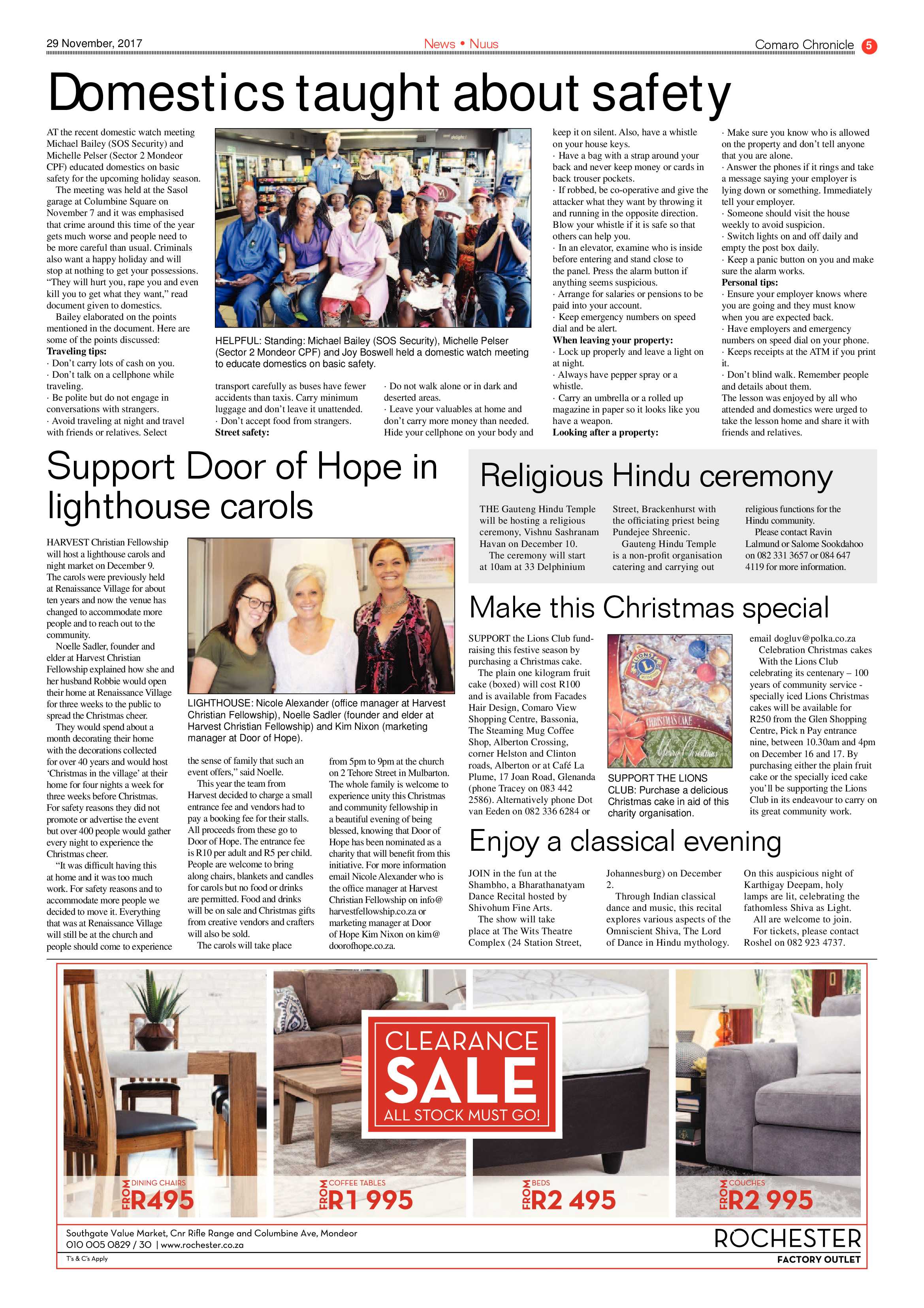 Comaro Chronicle 29 November 2017 page 5