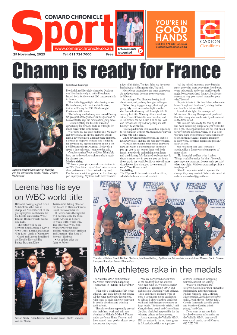 Comaro Chronicle 29 November 2023 page 8