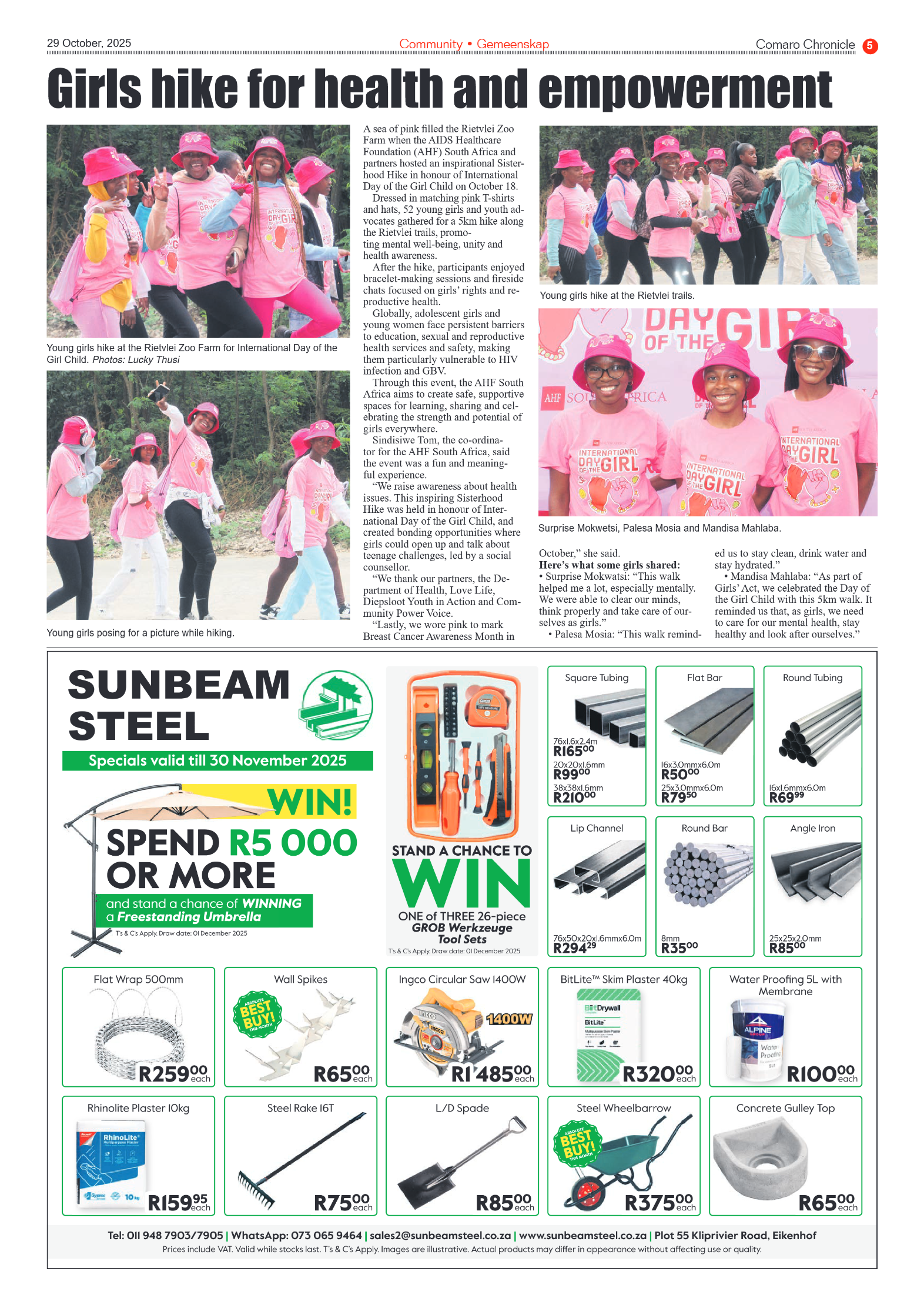 Comaro Chronicle 29 October 2025 page 5