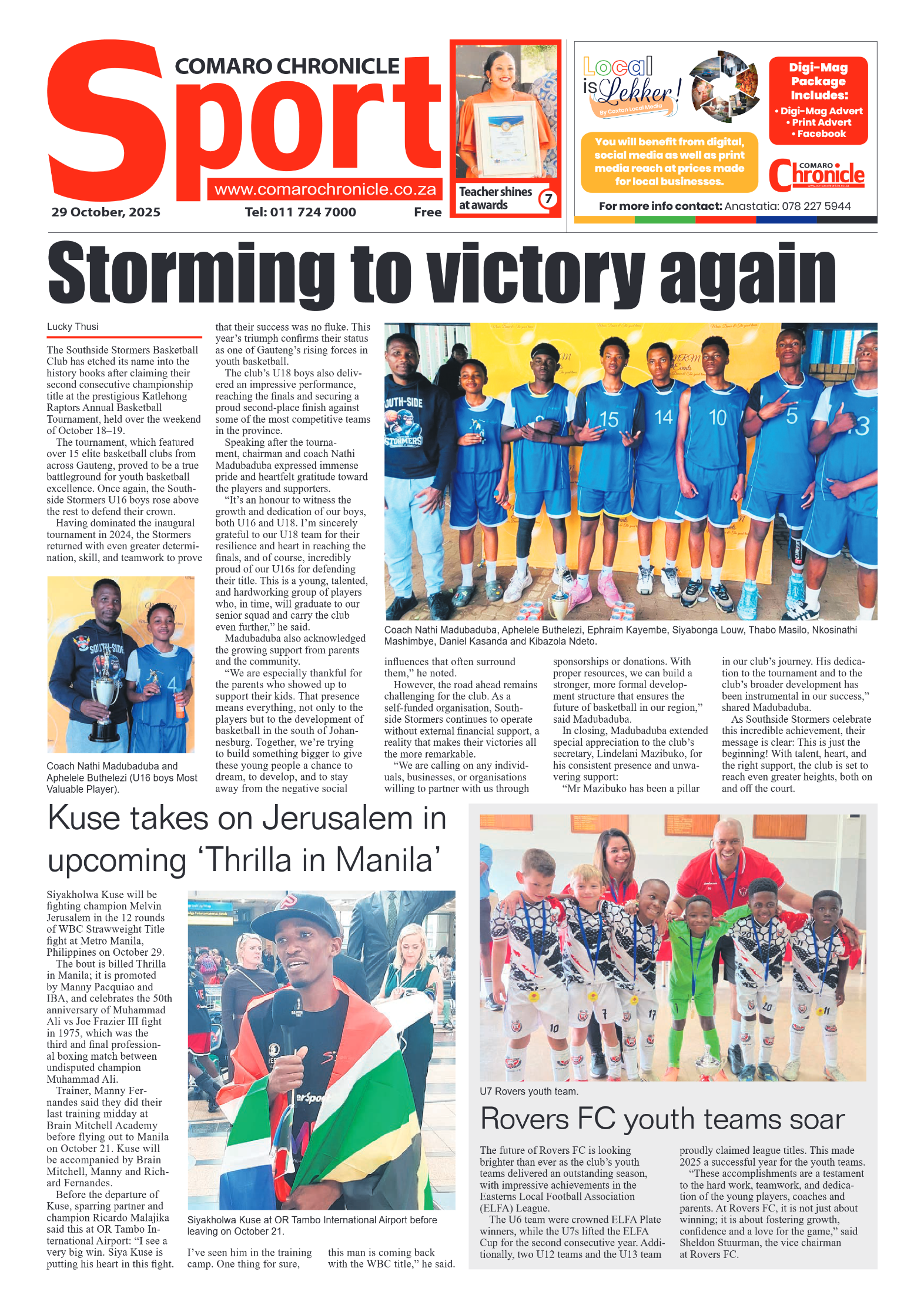 Comaro Chronicle 29 October 2025 page 8