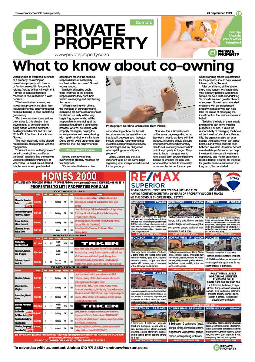 Comaro Chronicle 29 September 2021 page 17