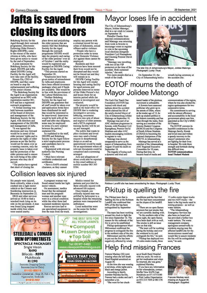 Comaro Chronicle 29 September 2021 page 4
