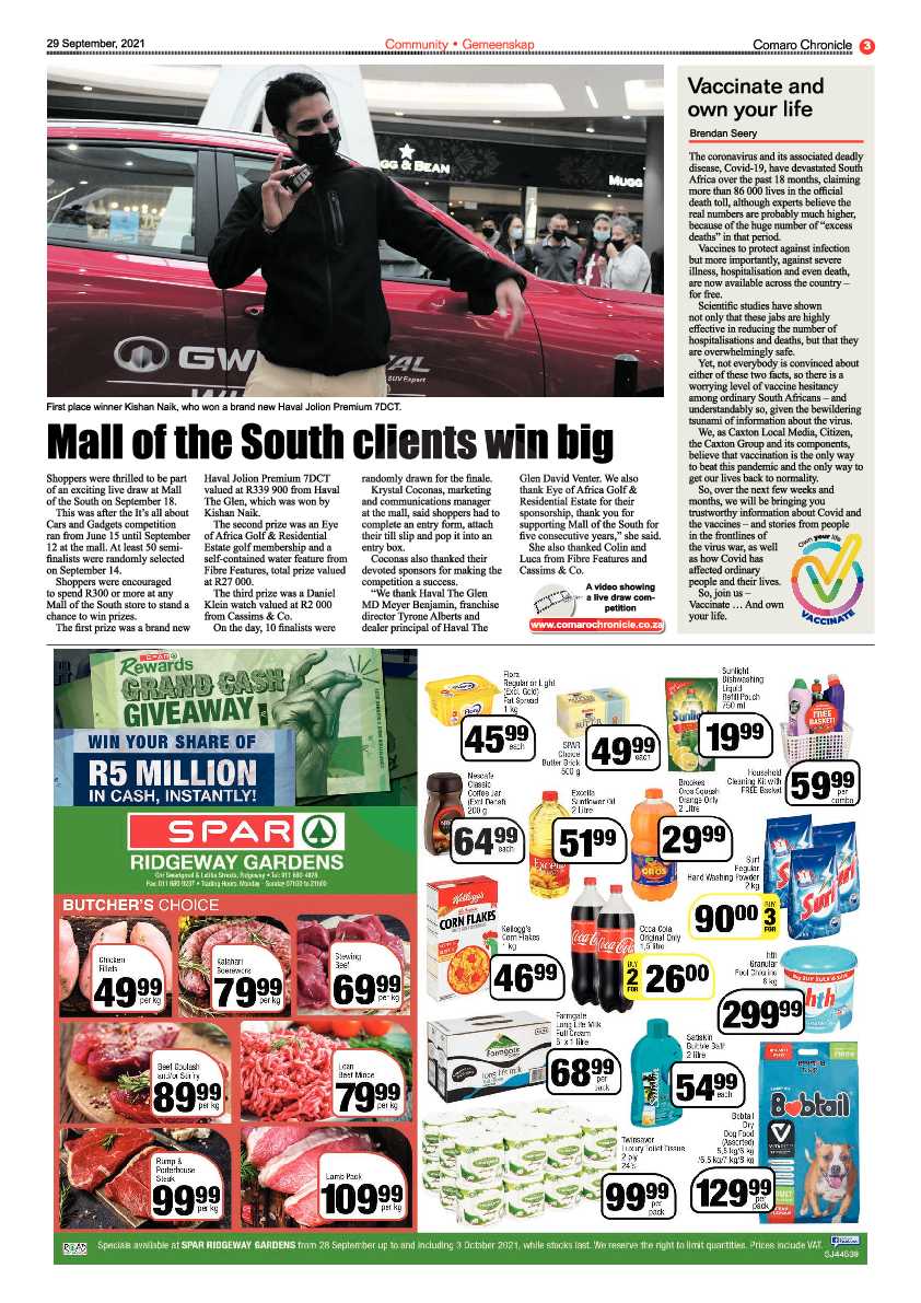 Comaro Chronicle 29 September 2021 page 5