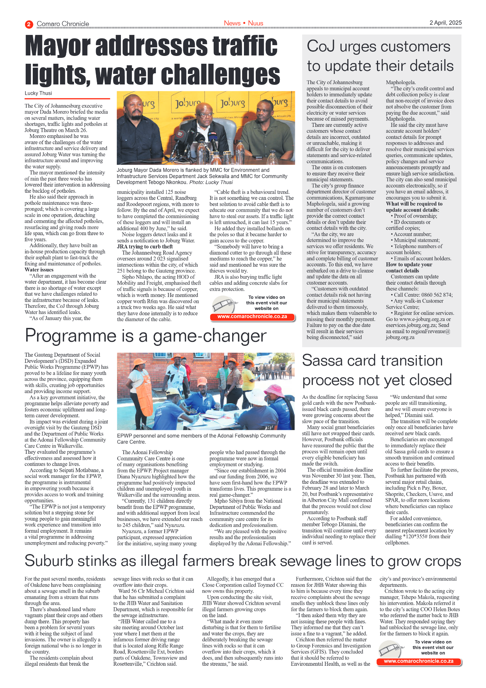 Comaro Chronicle 2 April 2025 page 2