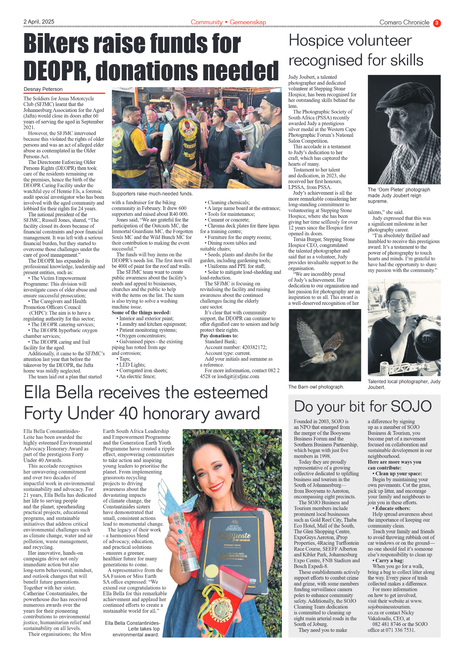 Comaro Chronicle 2 April 2025 page 3