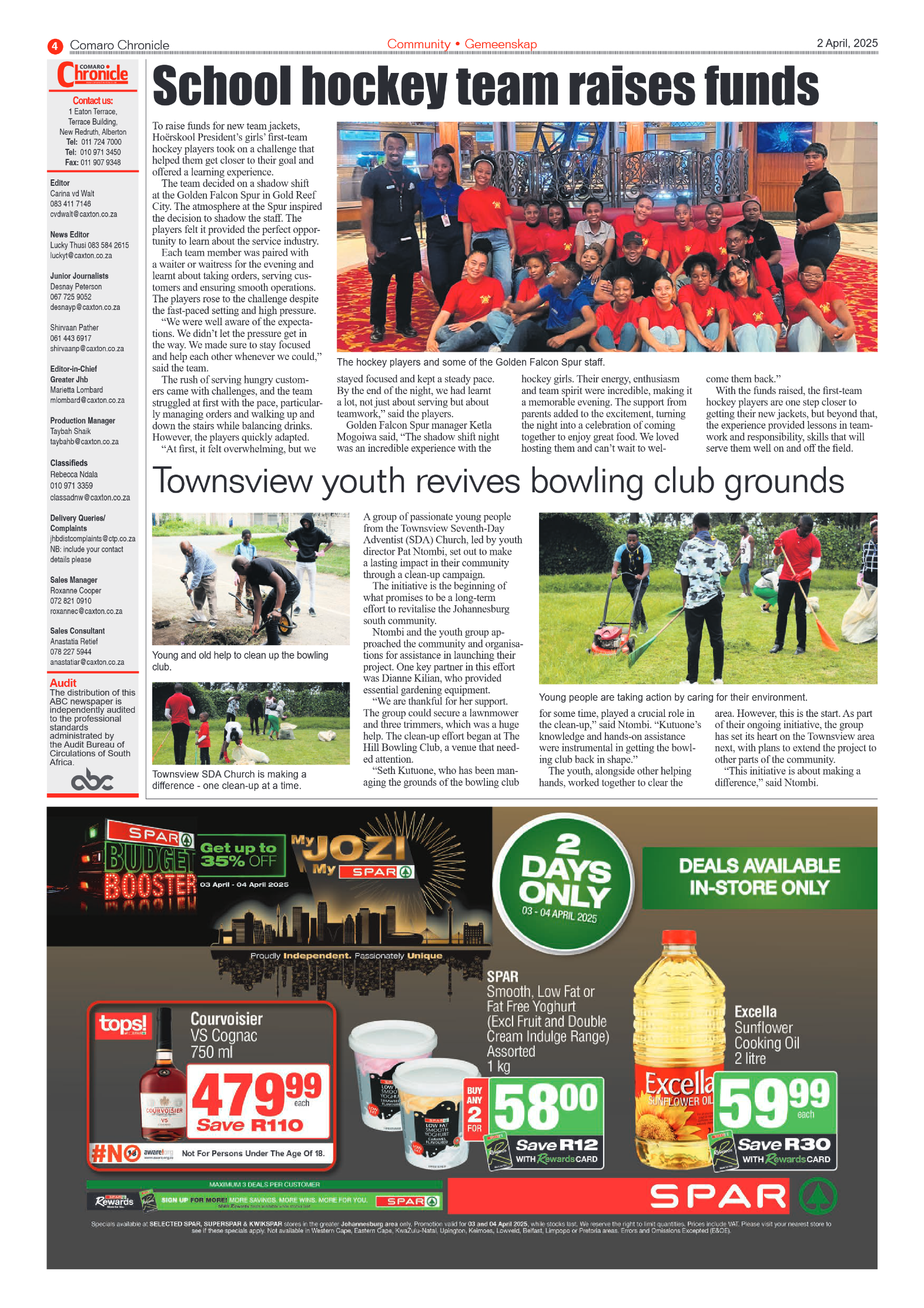 Comaro Chronicle 2 April 2025 page 4
