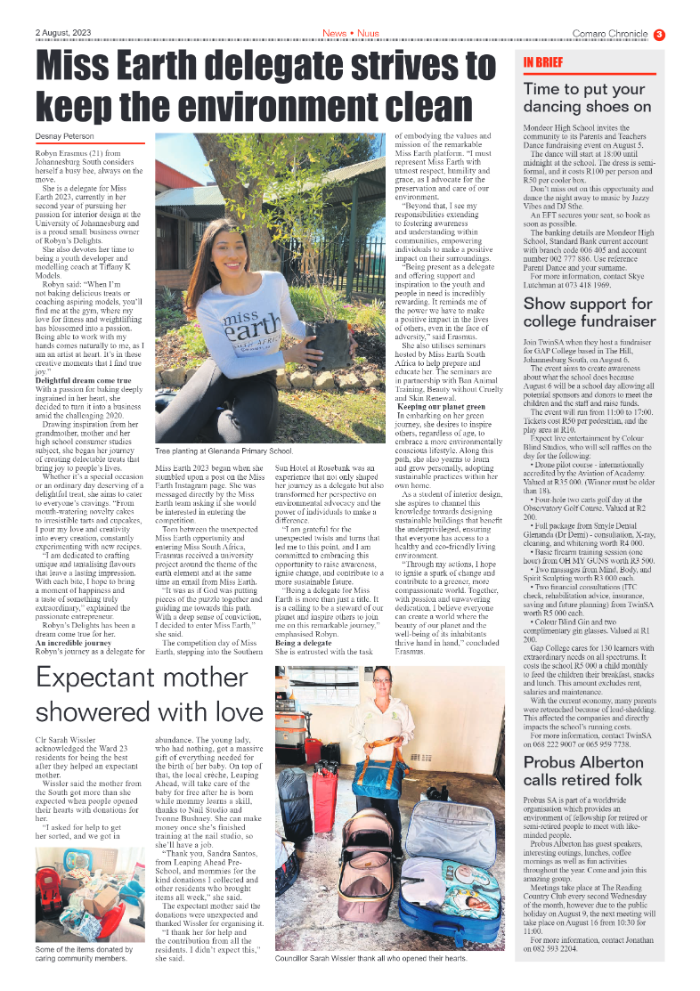 Comaro Chronicle 2 August 2023 page 3