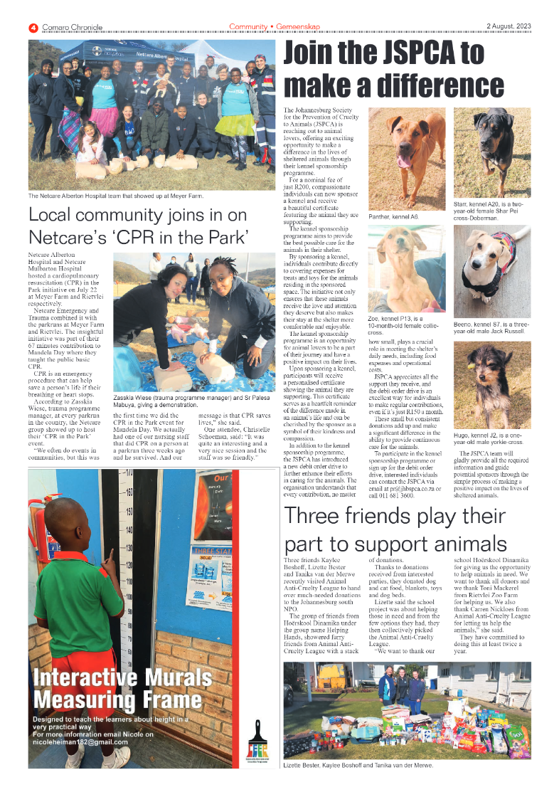 Comaro Chronicle 2 August 2023 page 4