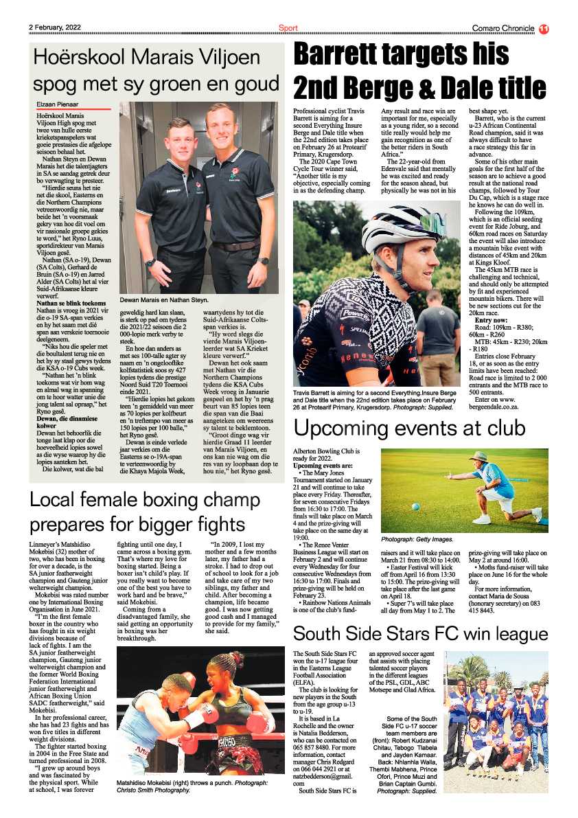 Comaro Chronicle 2 February 2022 page 13