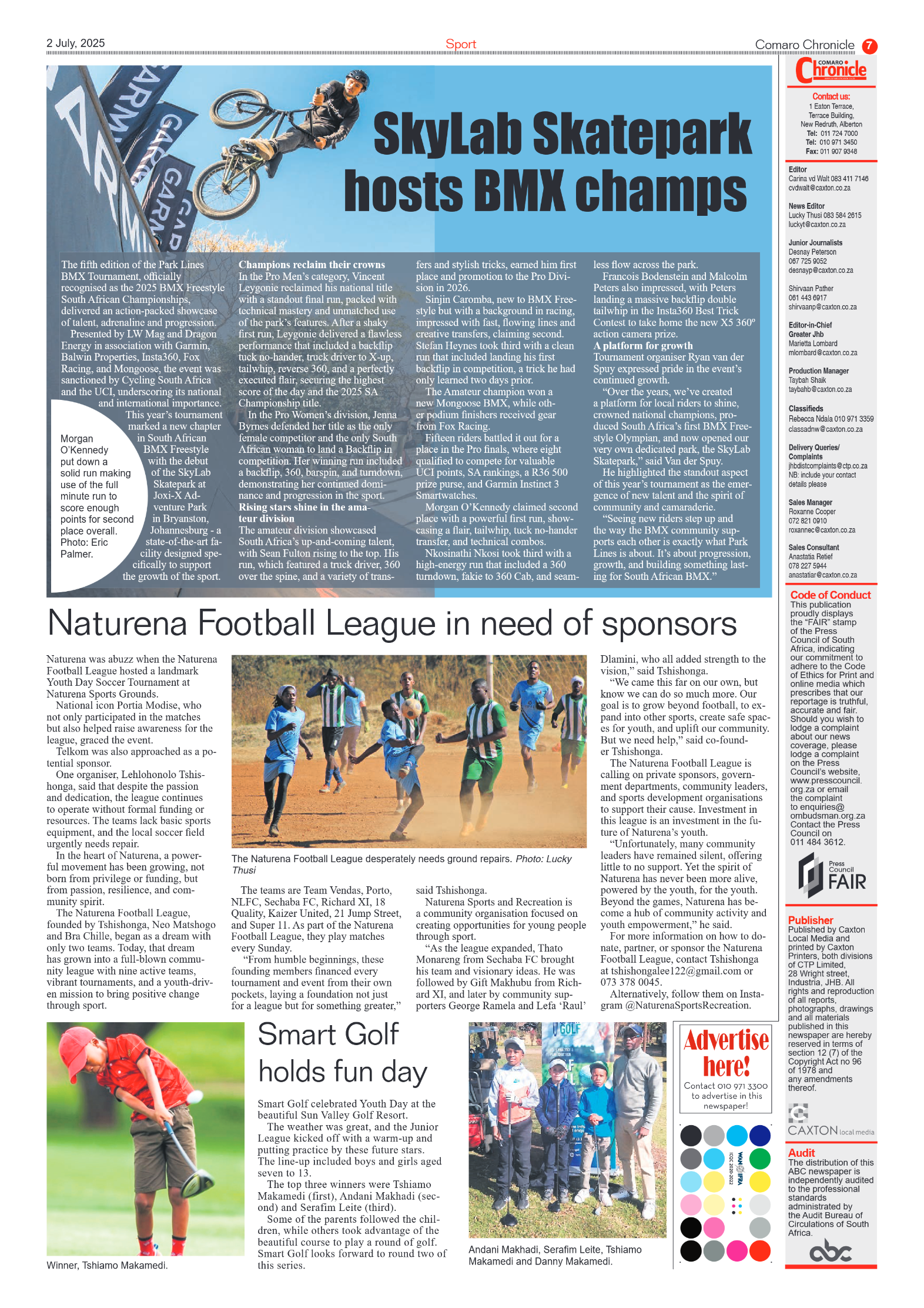 Comaro Chronicle 2 July 2025 page 7