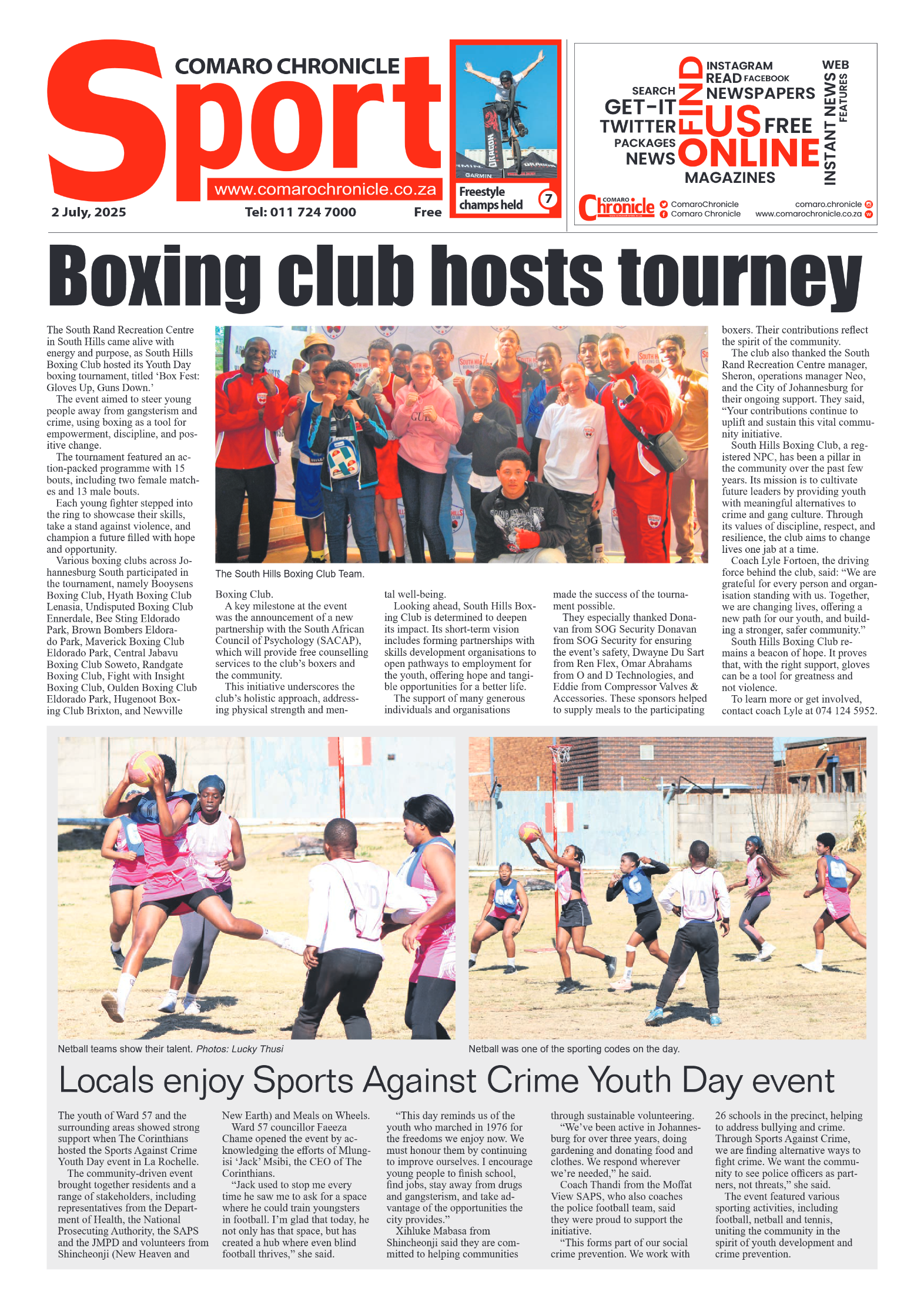 Comaro Chronicle 2 July 2025 page 8