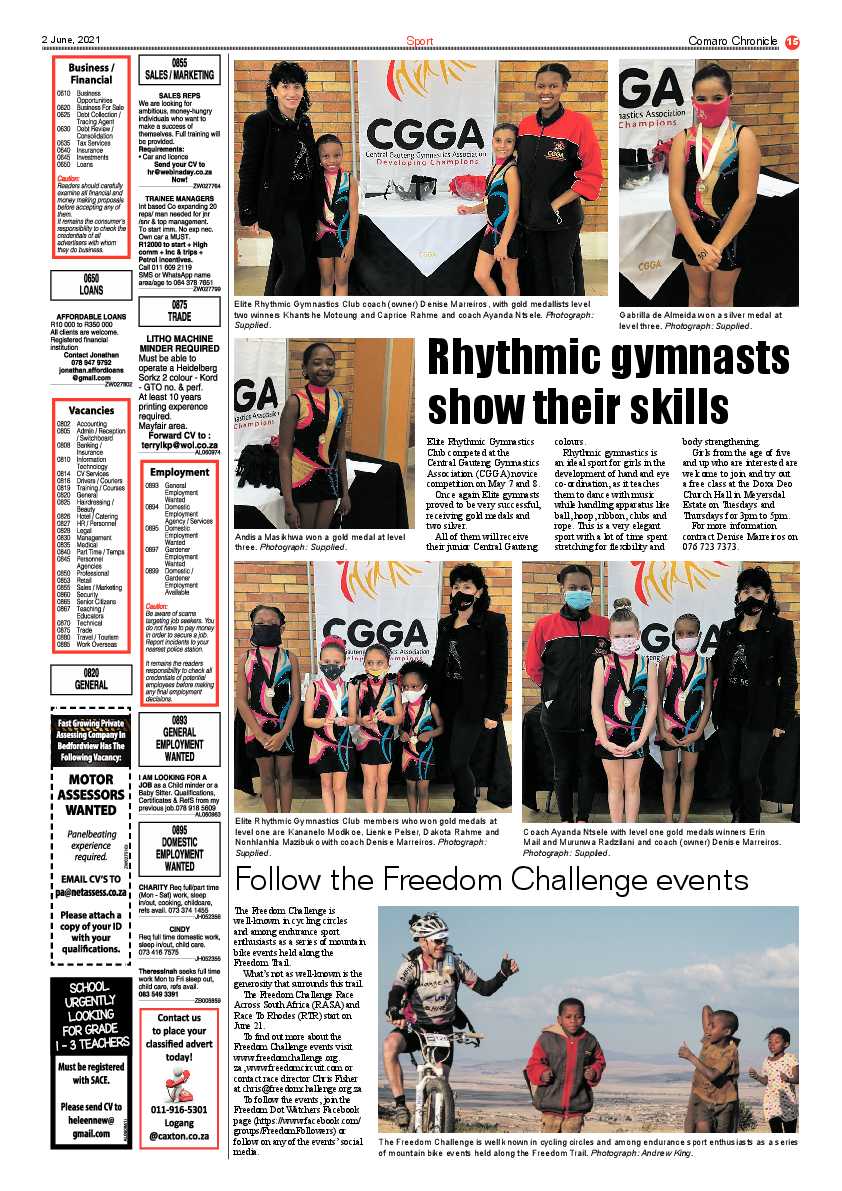 Comaro Chronicle 2 June 2021 page 15
