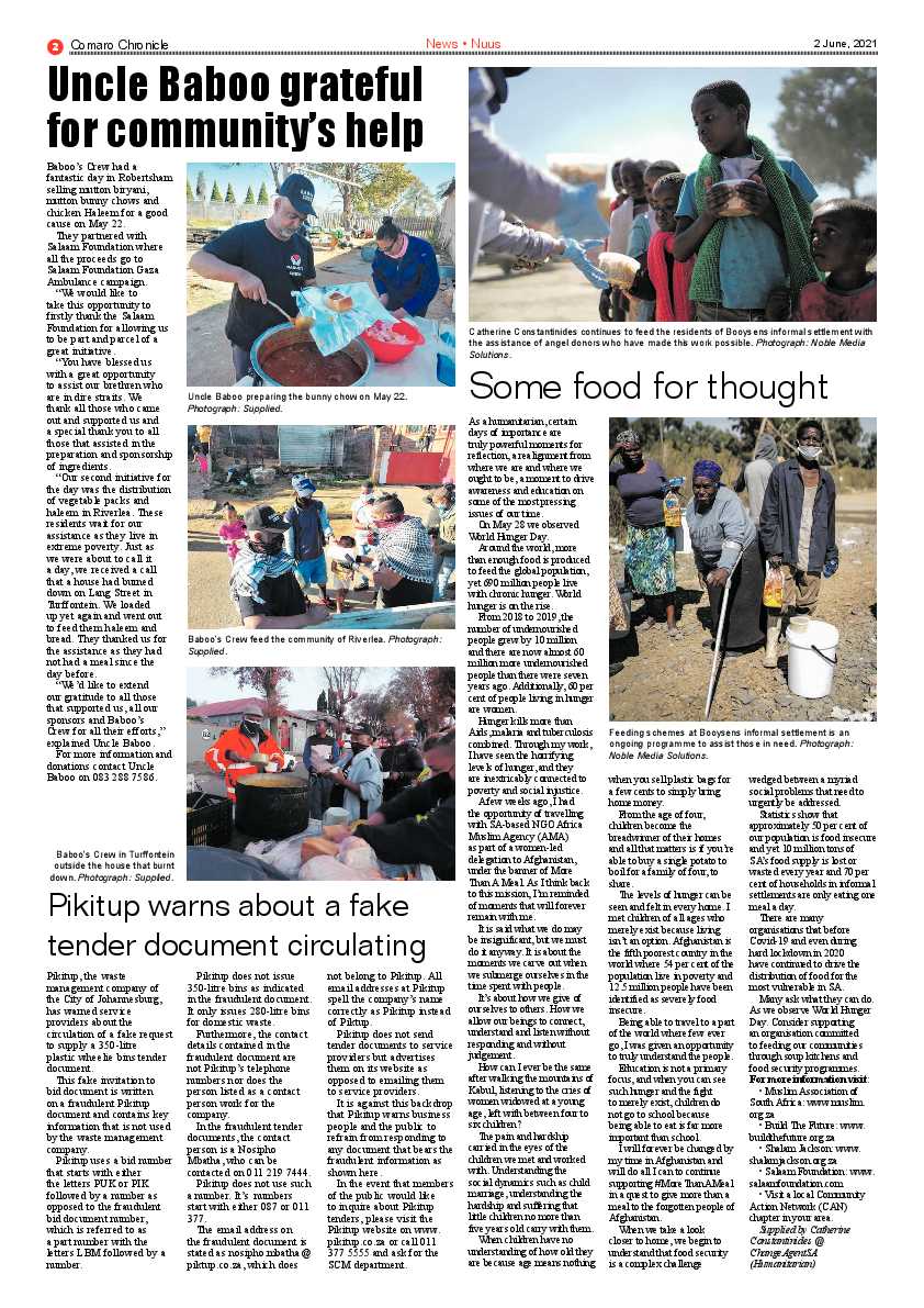 Comaro Chronicle 2 June 2021 page 2