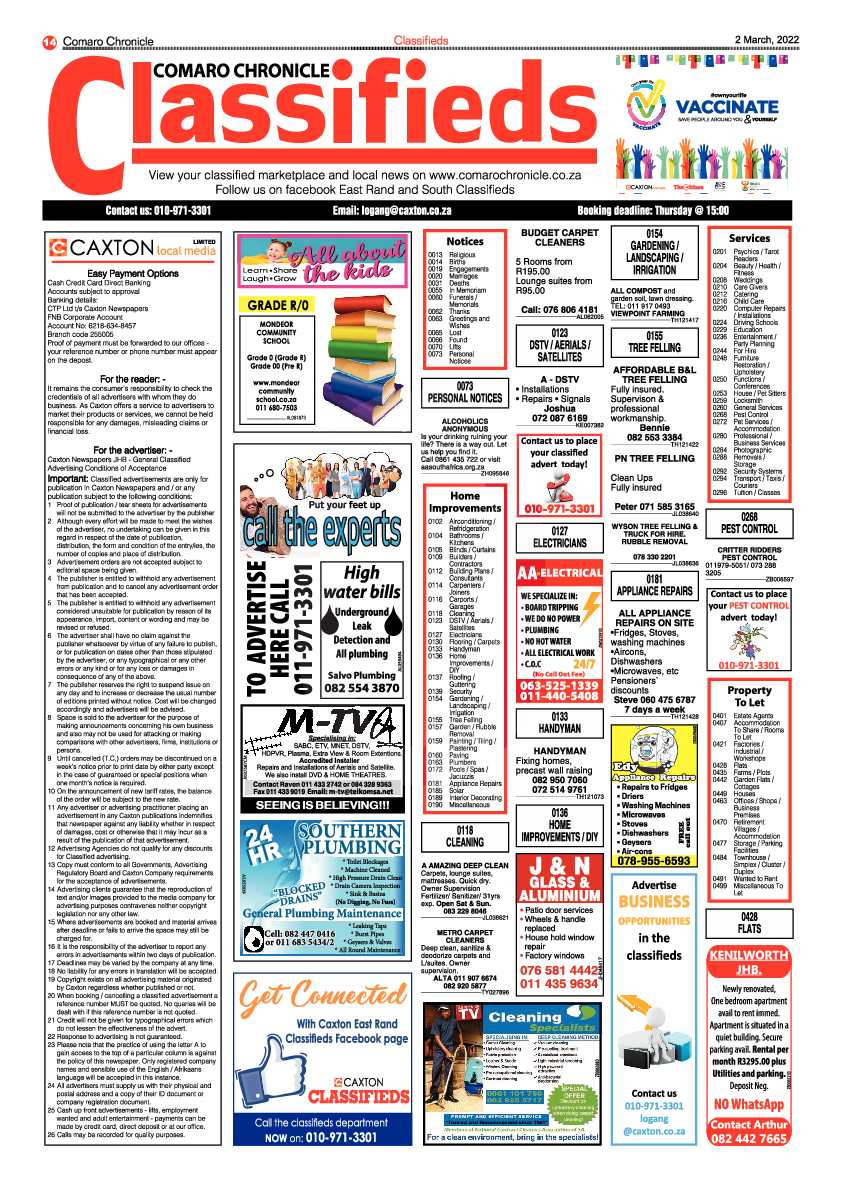 Comaro Chronicle 2 March 2022 page 16