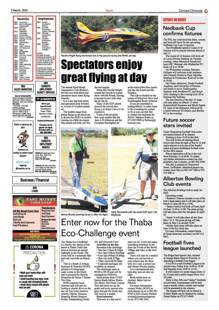 Comaro Chronicle 2 March 2022 page 17
