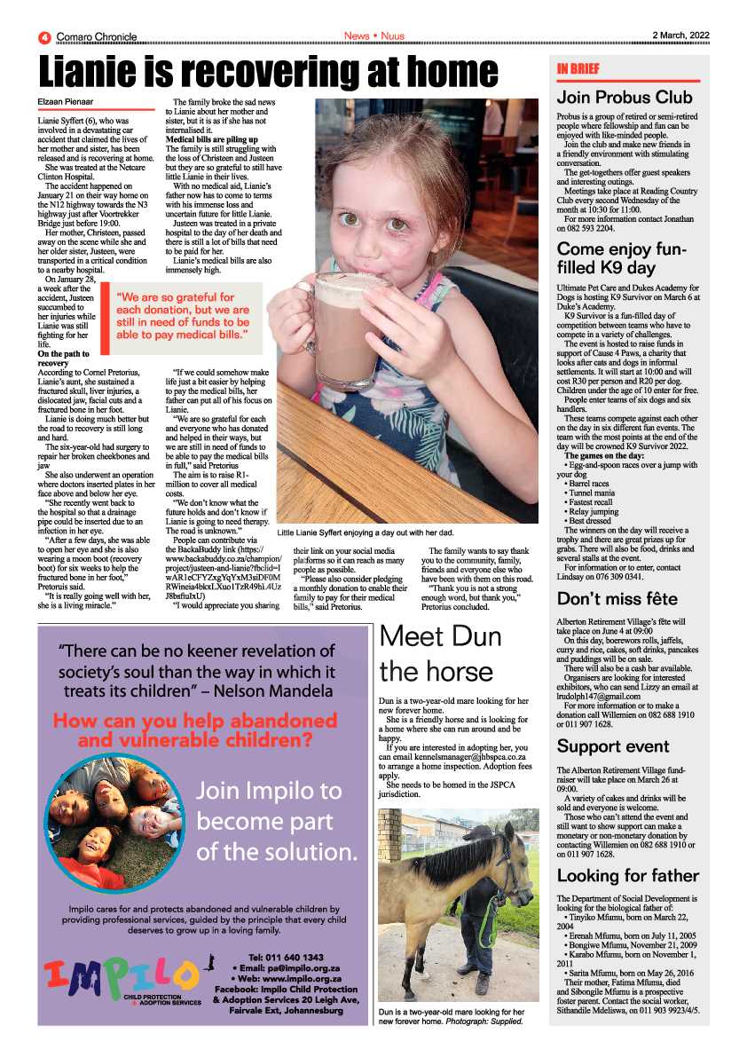 Comaro Chronicle 2 March 2022 page 6