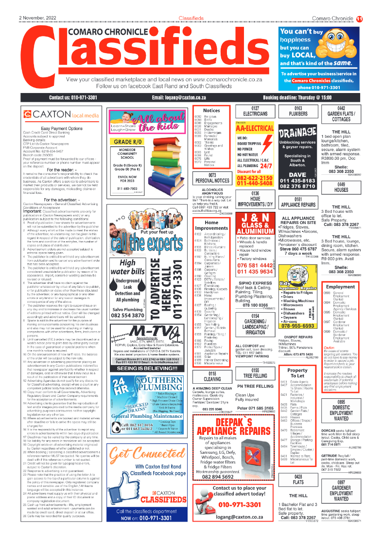 Comaro Chronicle 2 Nov 2022 page 13