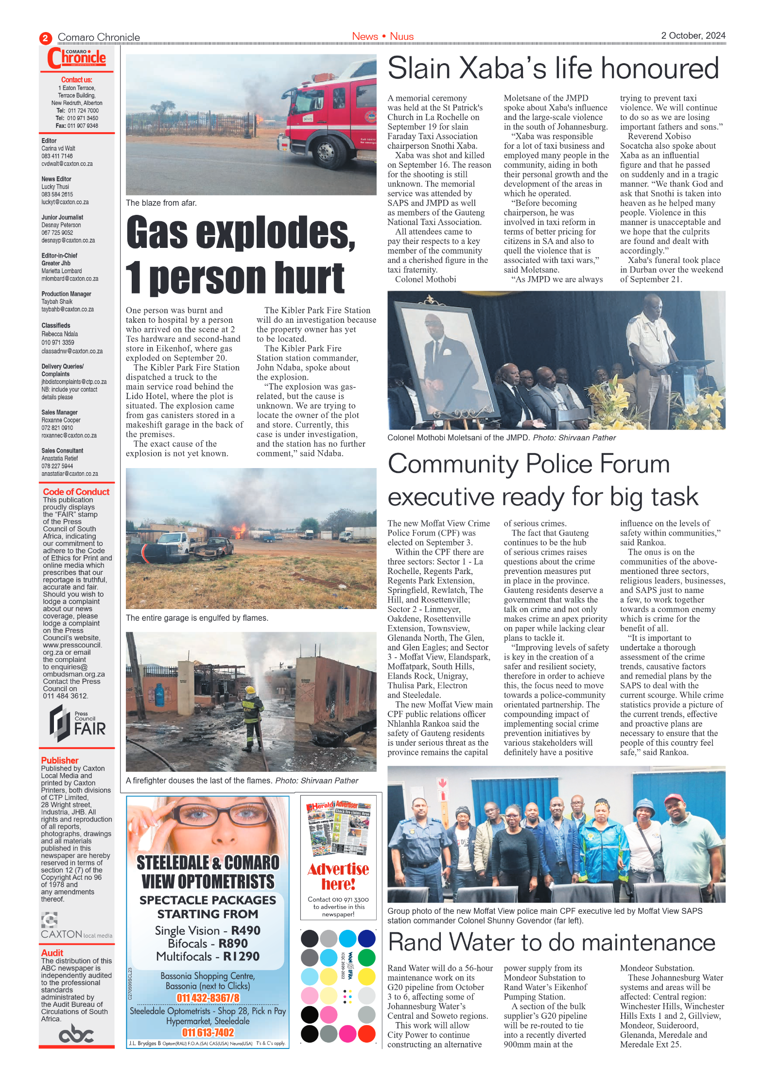 Comaro Chronicle 2 October 2024 page 2