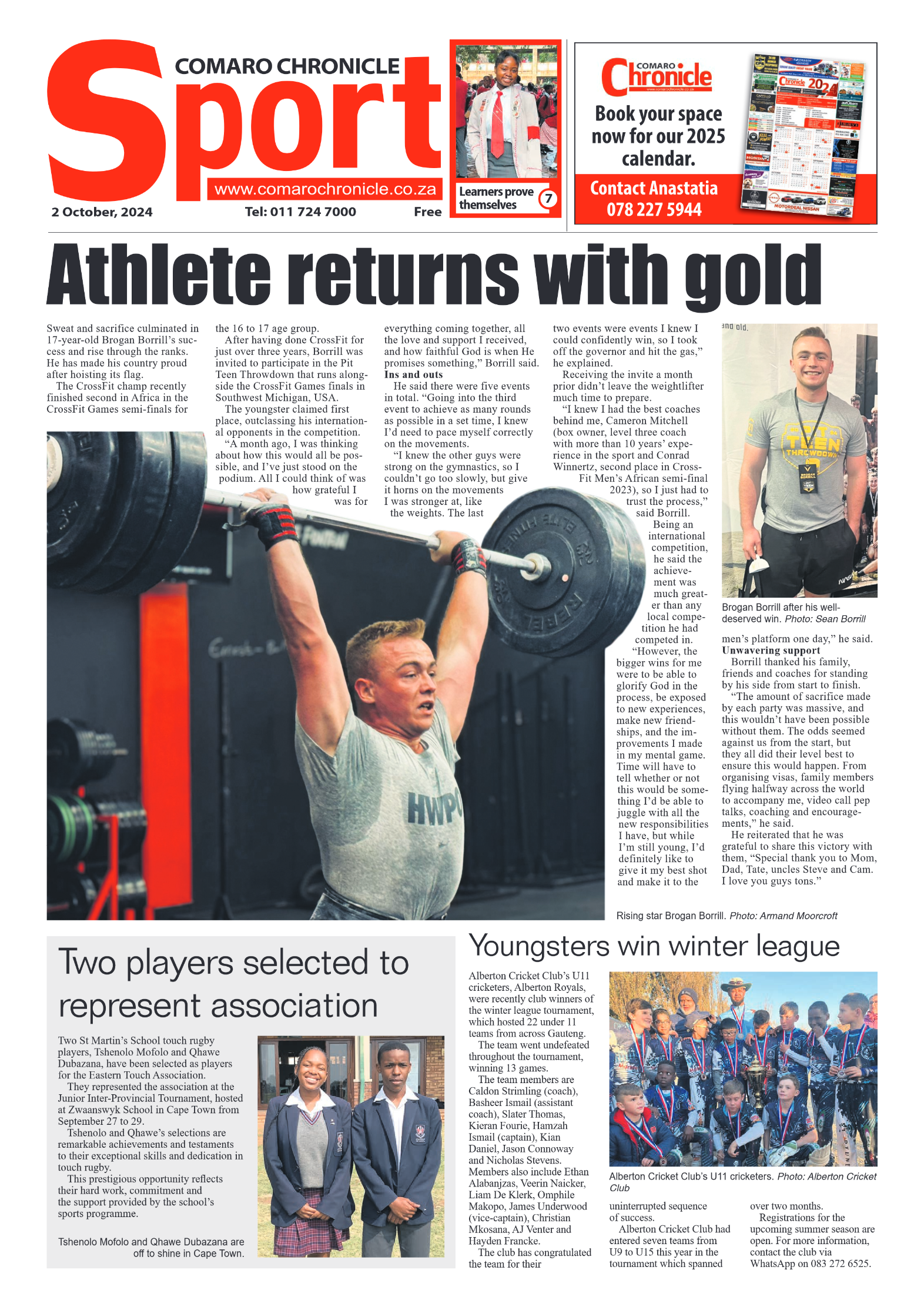 Comaro Chronicle 2 October 2024 page 8