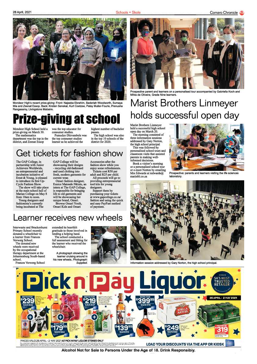 Comaro Chronicle 30 April 2021 page 13