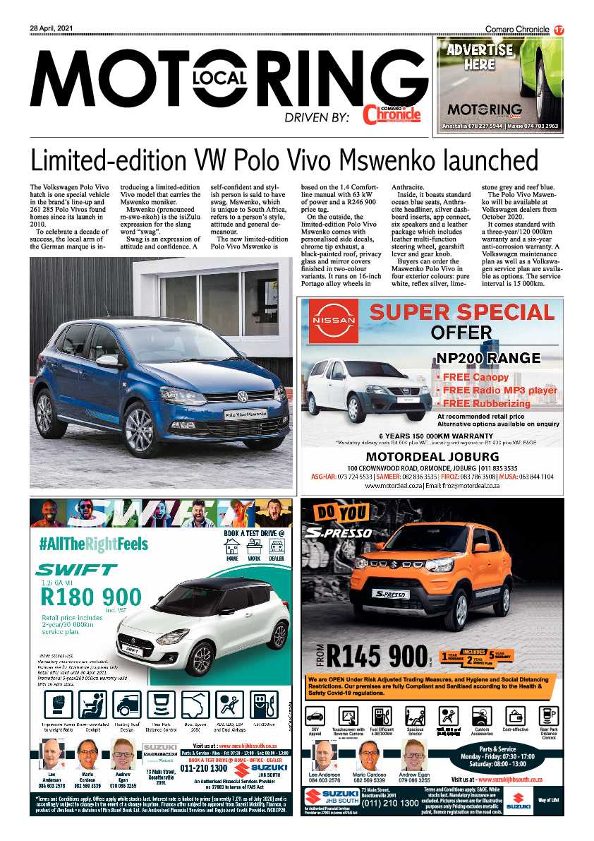 Comaro Chronicle 30 April 2021 page 17