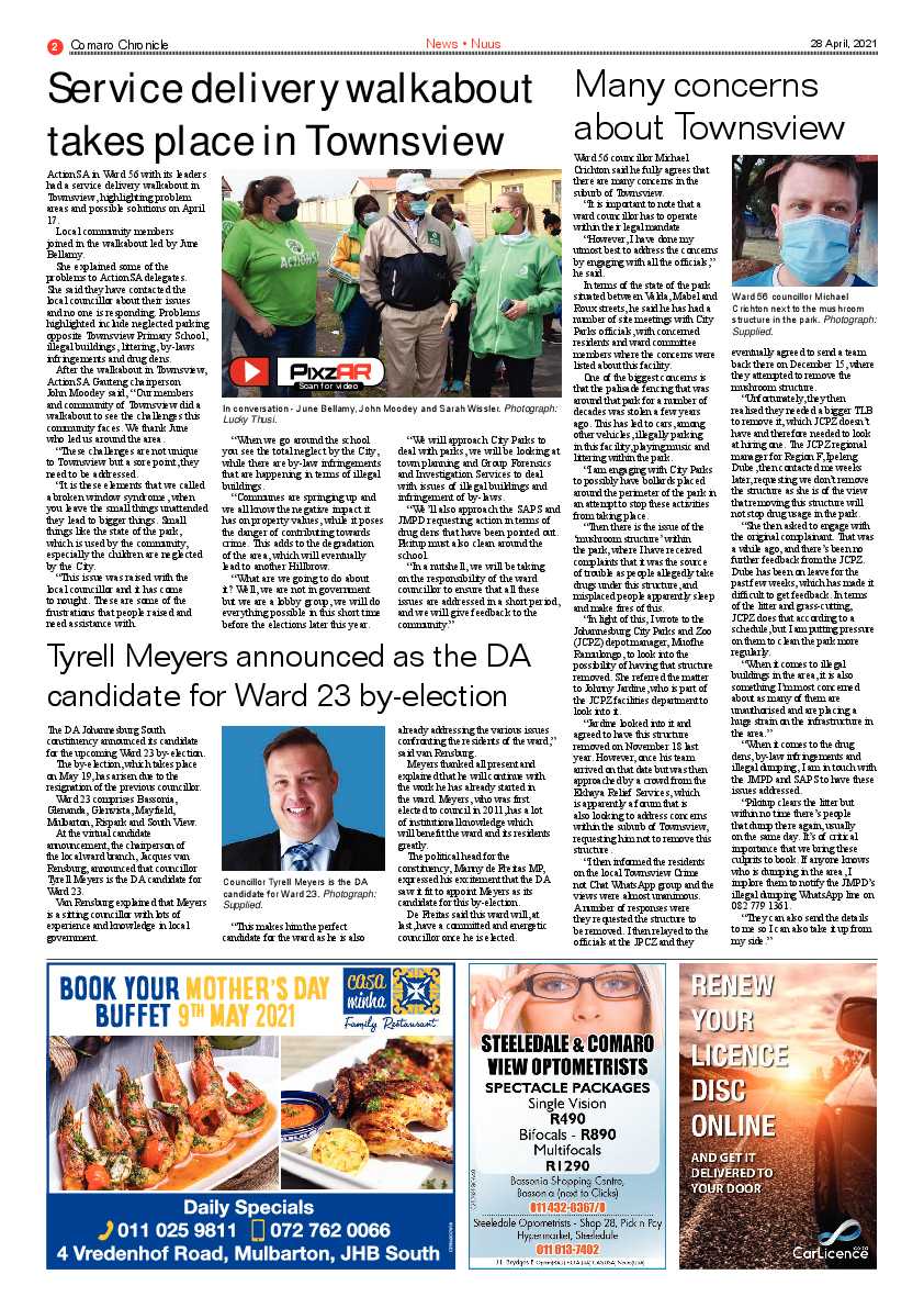 Comaro Chronicle 30 April 2021 page 2